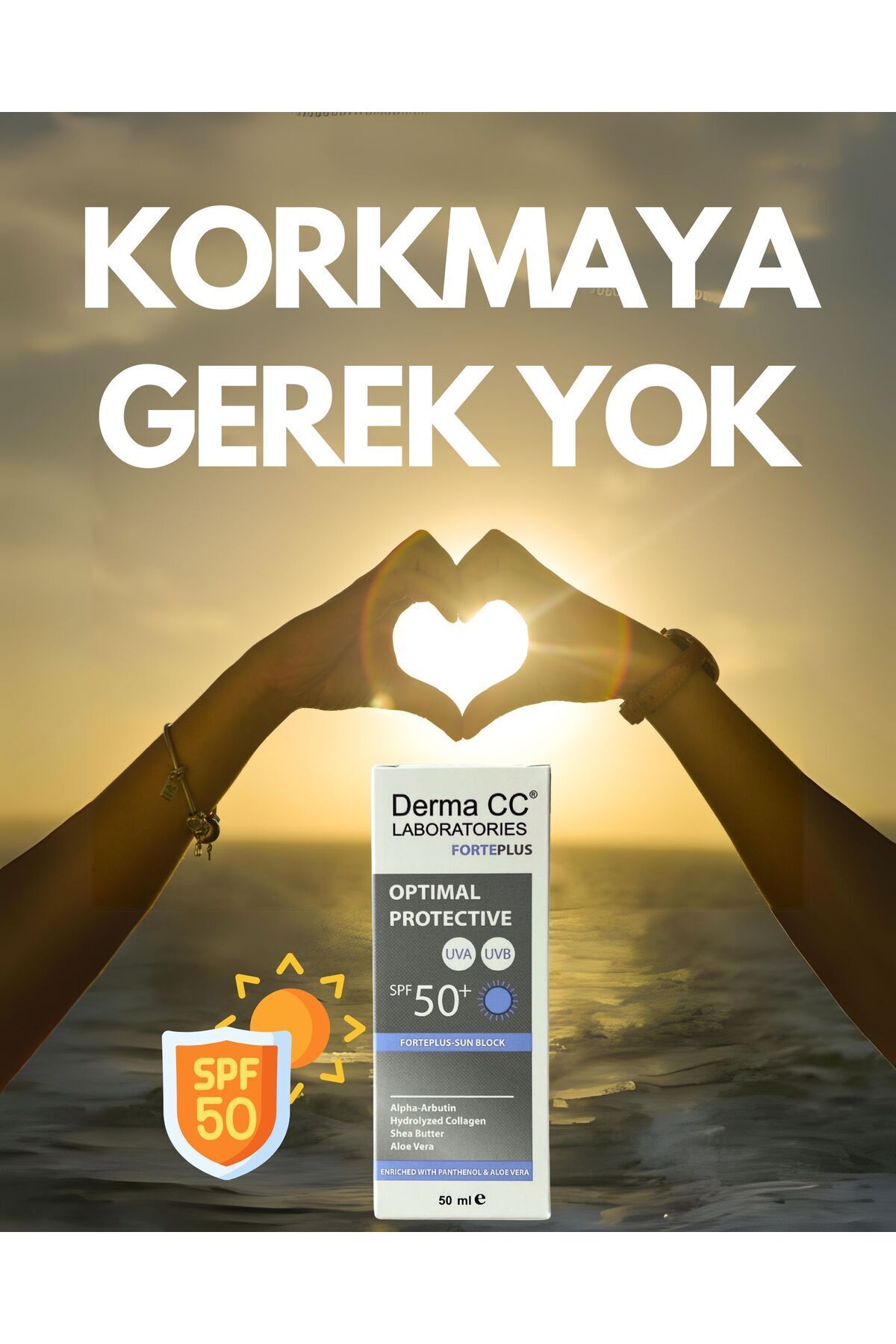 Derma CC Forteplus Güneş Kremi 50 Spf 50 Ml