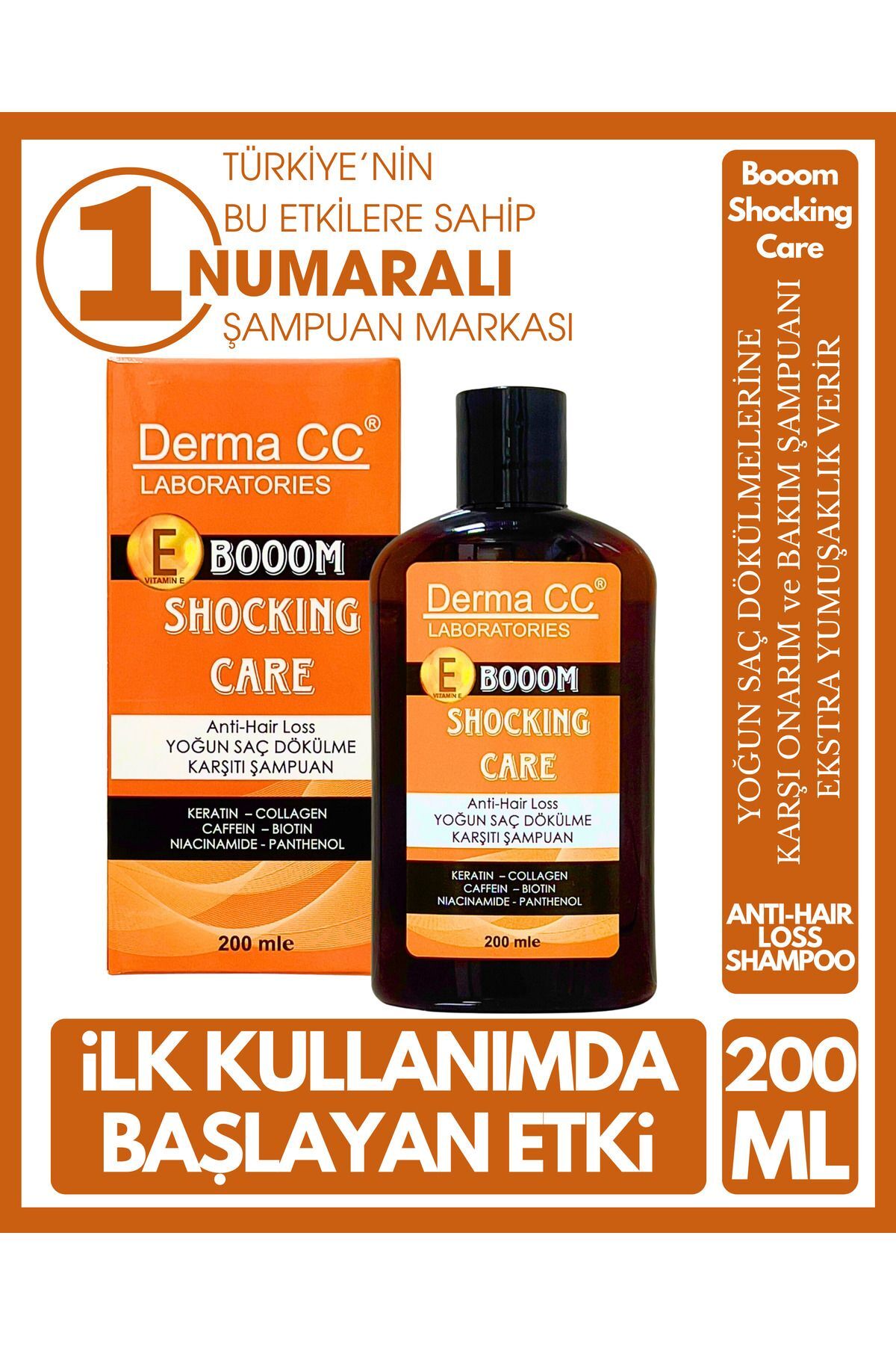 Derma CC Boom Shocking Şampuan 200 Ml