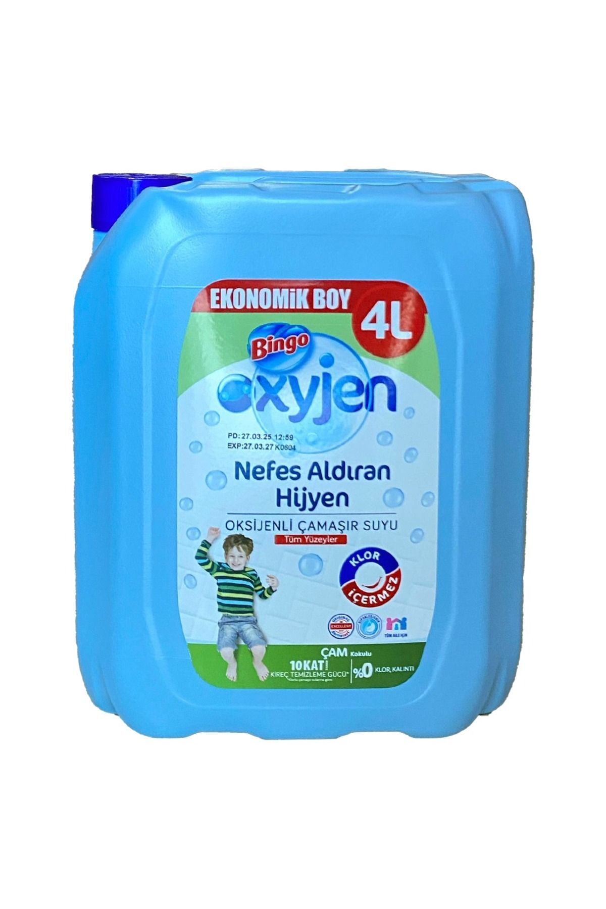 Oksijenli Çamaşır Suyu Çam Kokulu 4 L