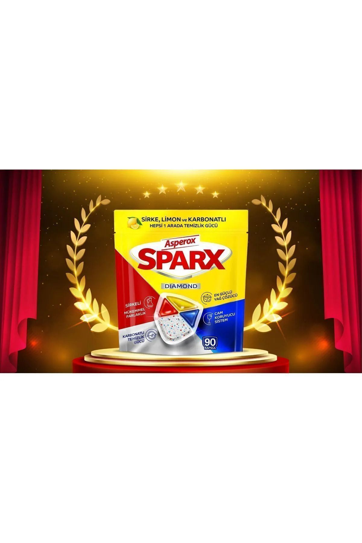 Sparx Diamond Bulaşık Makinesi Tableti 60'lı