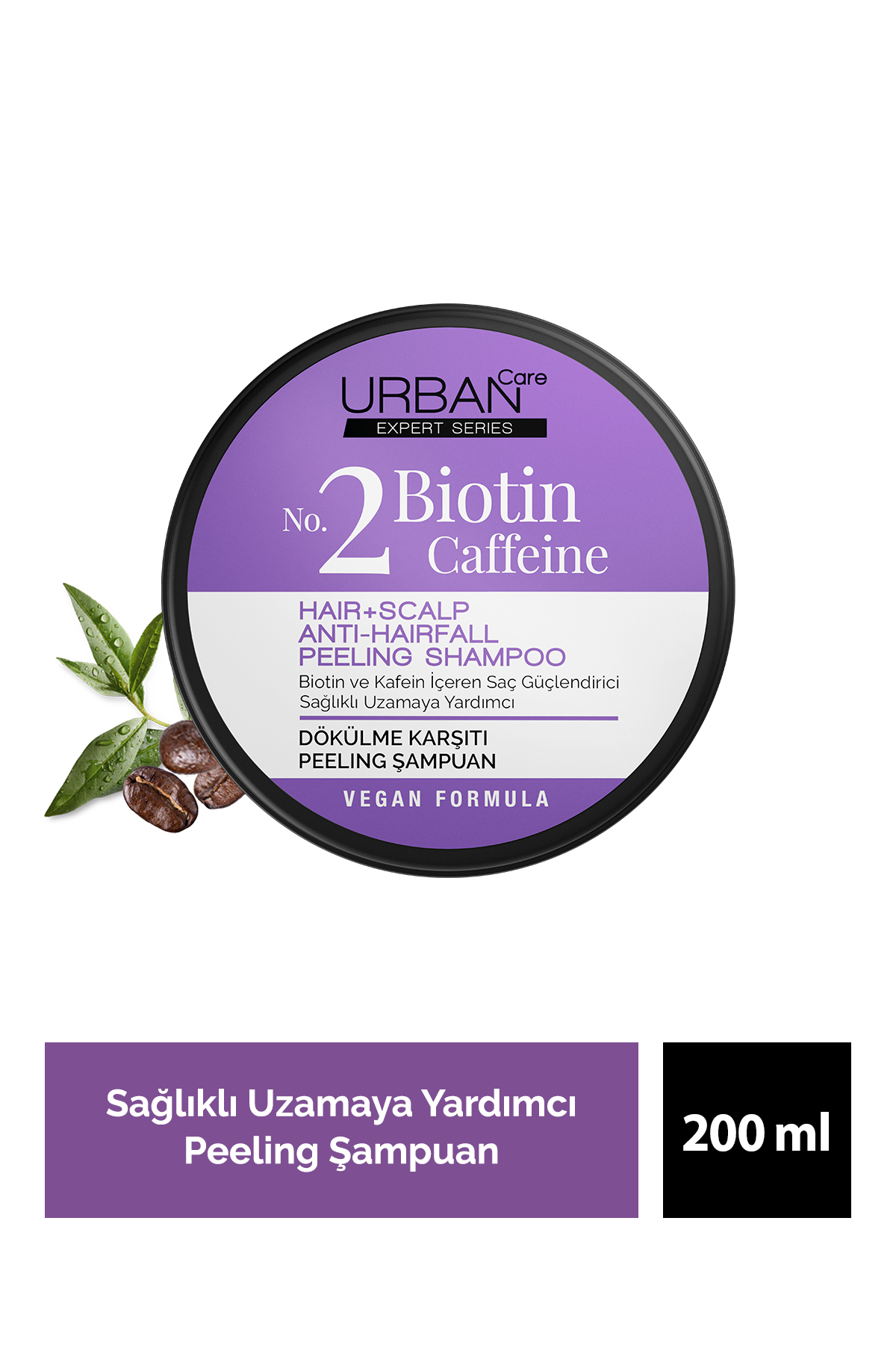 Expert Biotin Ve Kafein Dökülme Karşıtı Arındırıcı Peeling Şampuan-vegan-200 ml