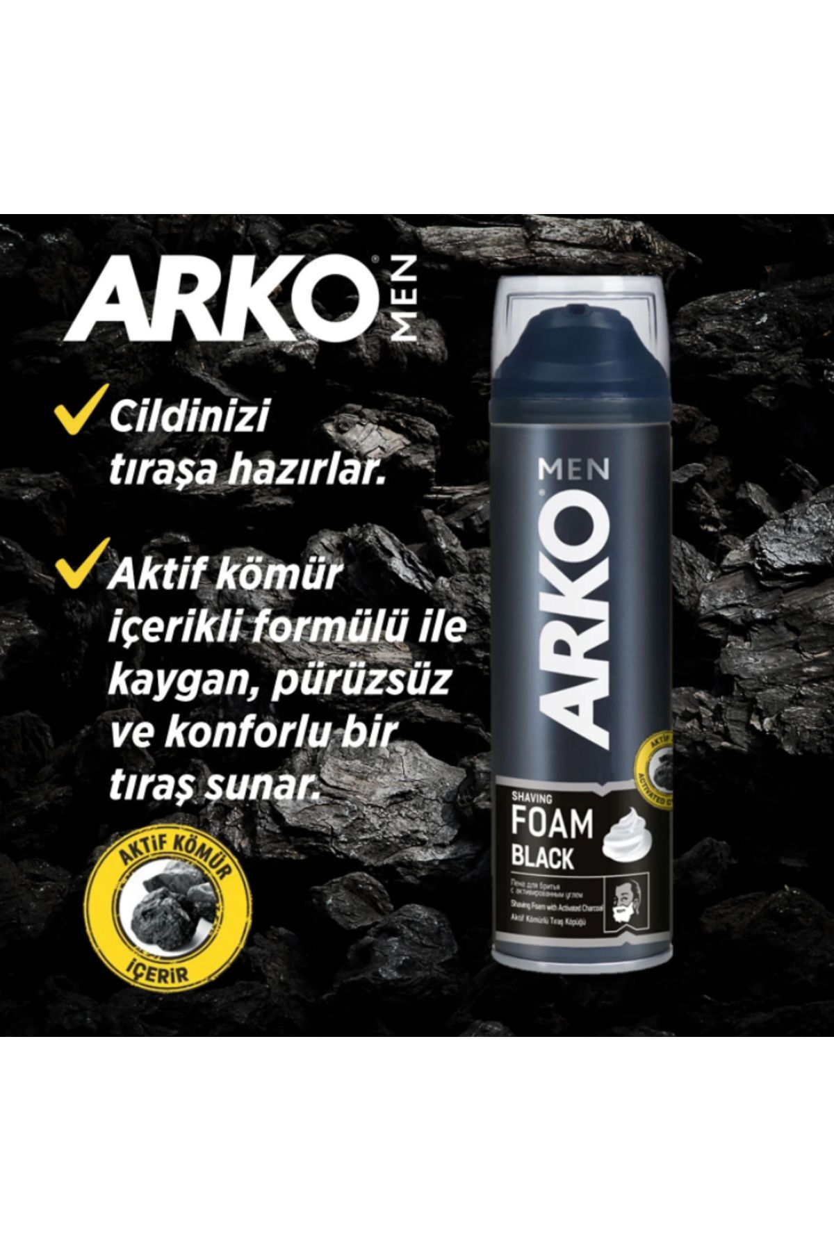 Tıraş Jeli 200Ml Black