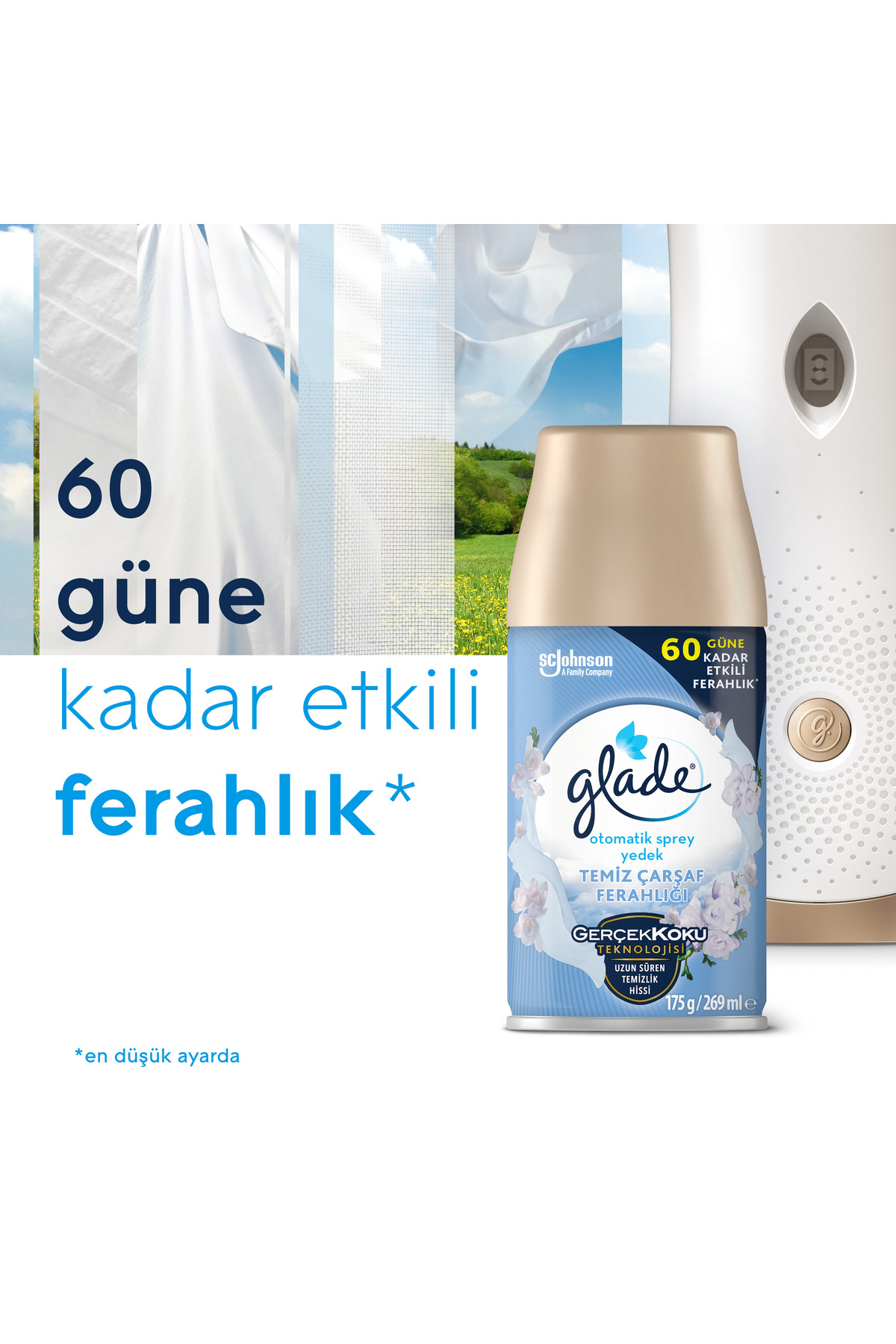 ® Otomatik Sprey Yedek Temiz Çarşaf, 269ml, 1 Yedek