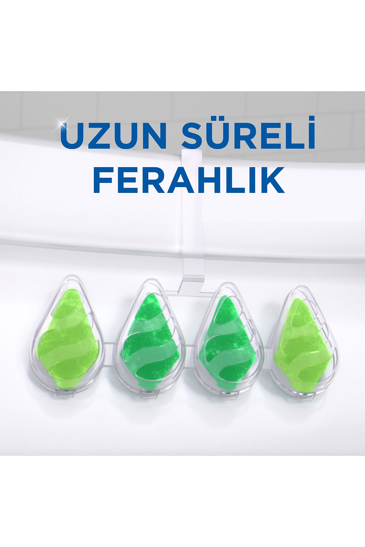 Active Clean Klozet Blok Tuvalet Temizleyici Çam Kokulu 2'li Paket 77.2 g