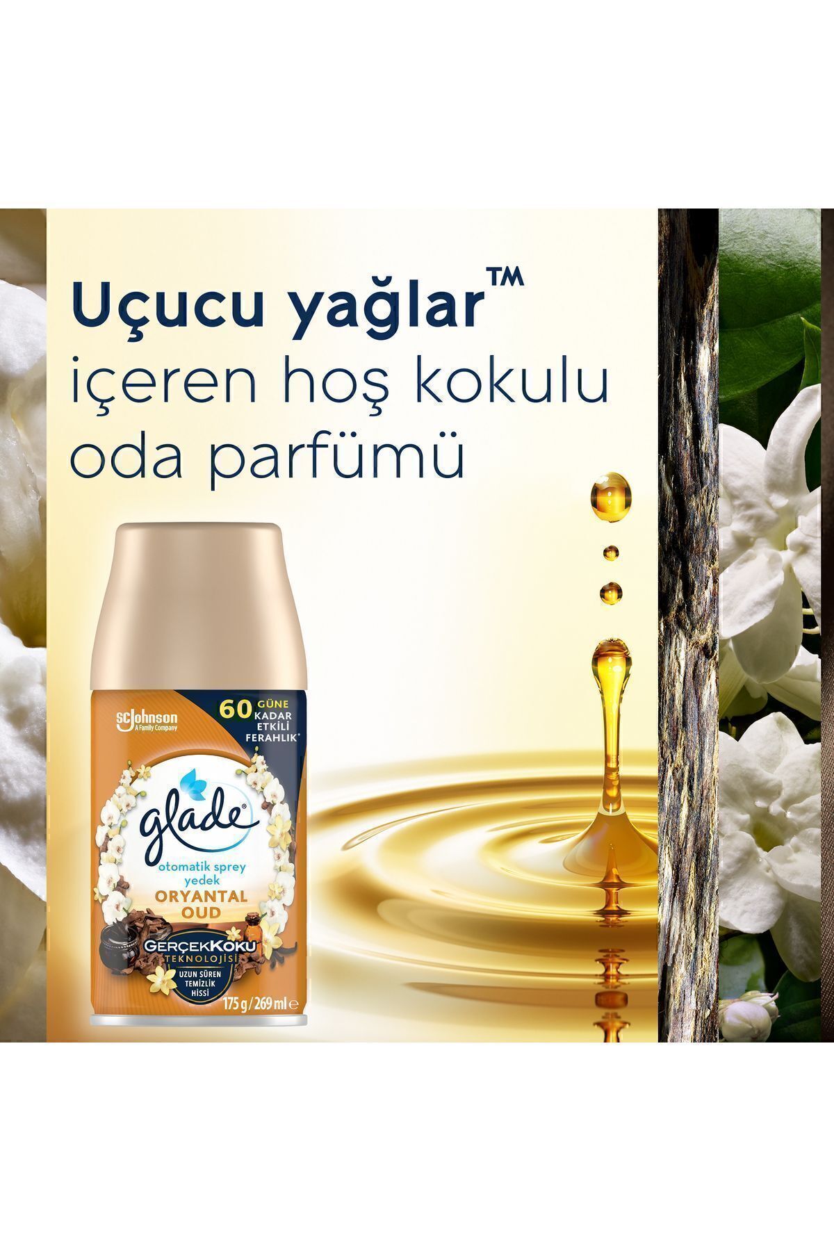 Otomatik Sprey Yedek Oryantal Oud 269ml (1 YEDEK)