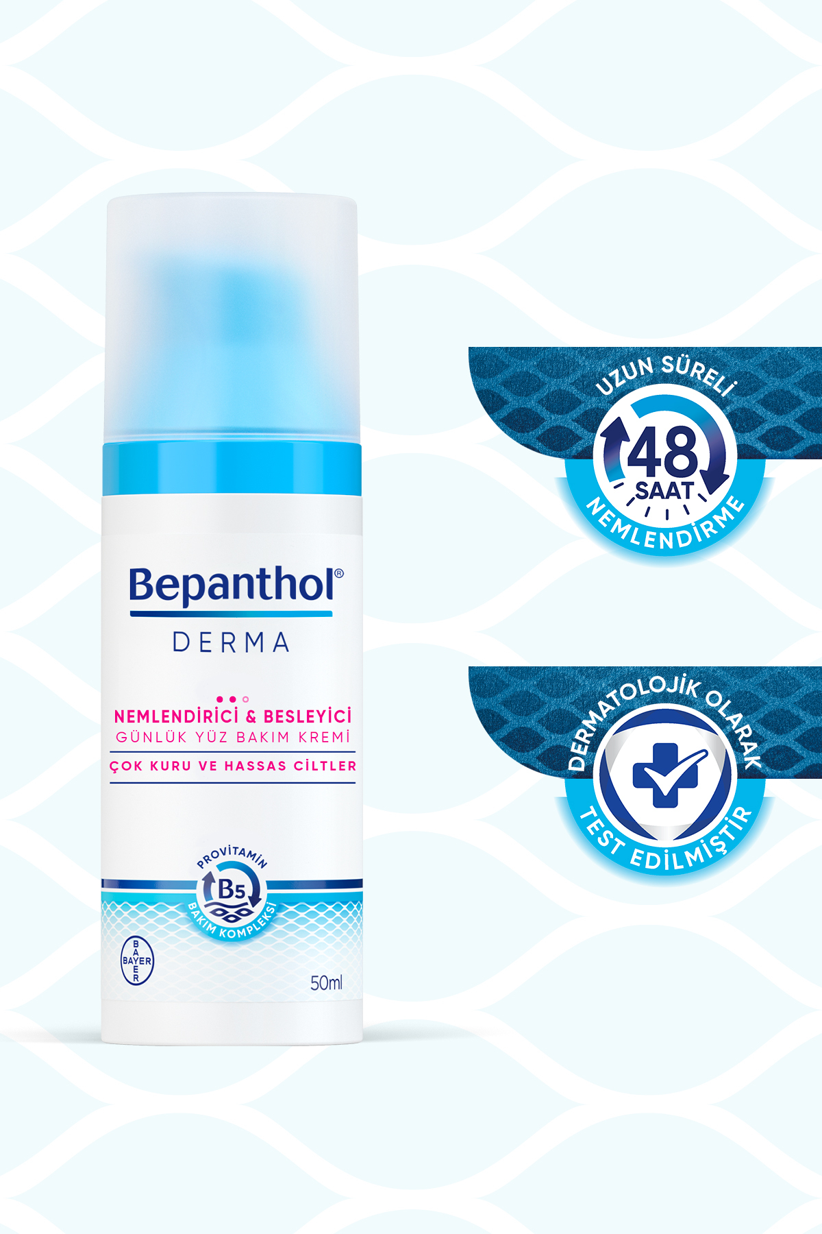 Derma Nemlendirici Besleyici Yüz Bakım Kremi 50 ml