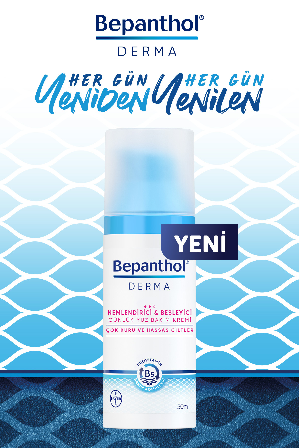 Derma Nemlendirici Besleyici Yüz Bakım Kremi 50 ml
