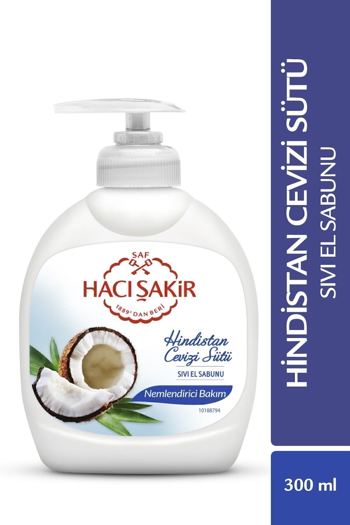 Hindistan Cevizi Sütü Nemlendirici Bakım Sıvı El Sabunu 300 ml