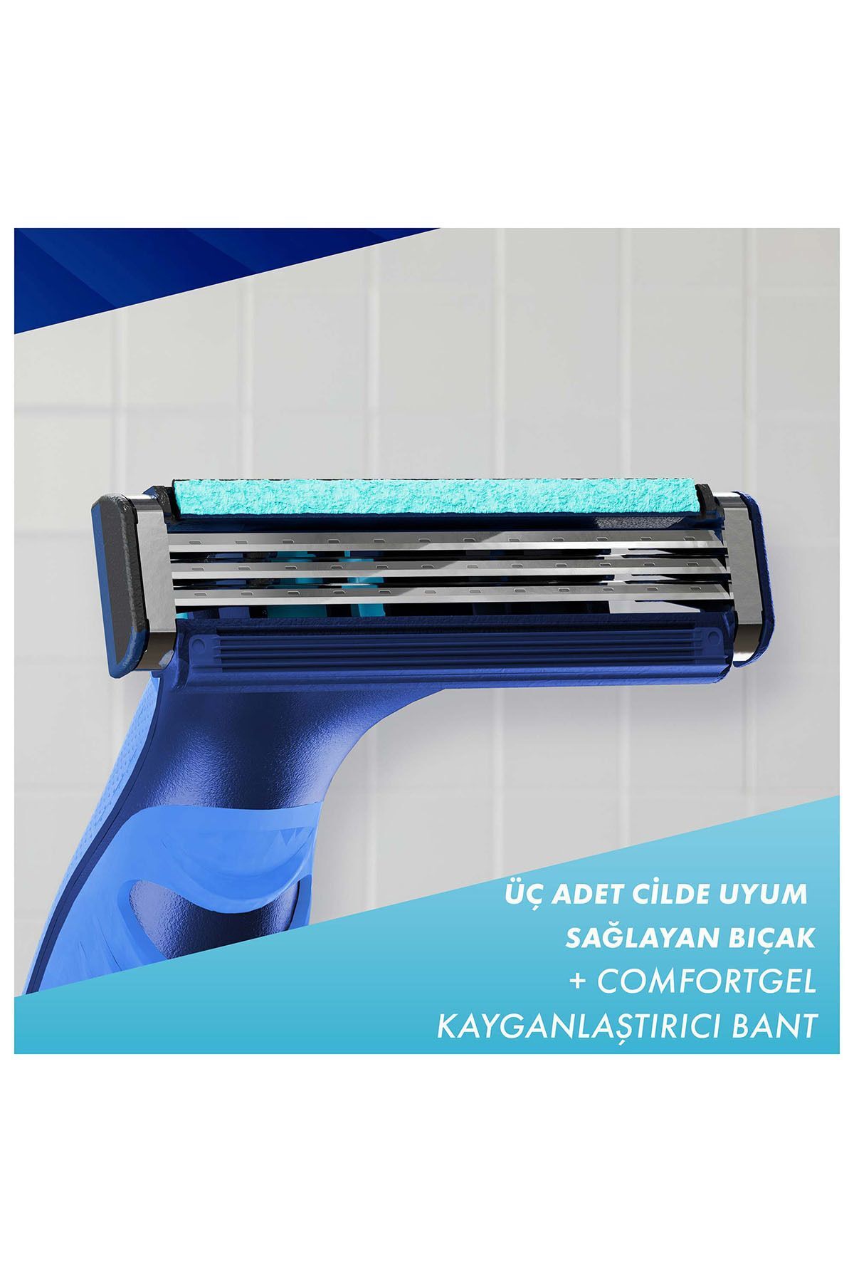 Sensor3+ Comfort 4'lü Yedek Bıçağı Başlıklı Tıraş Makinesi