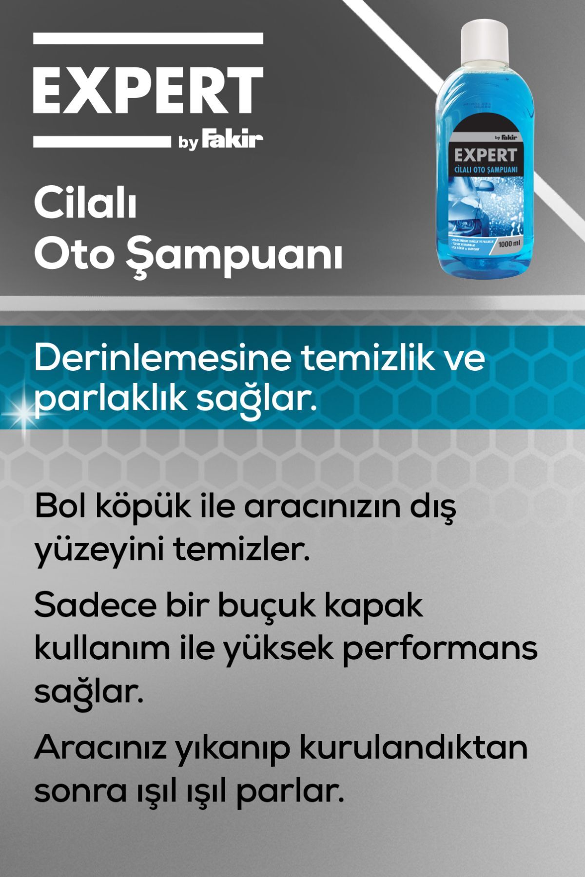 By Expert Cilalı Oto Şampuanı 1000 ml