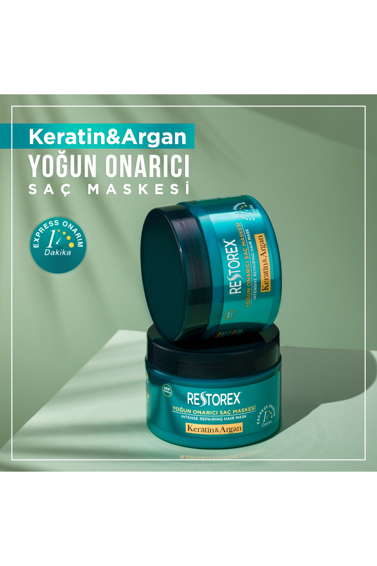 Keratin & Argan Onarıcı Saç Bakım Maskesi 300 Ml - Yıpranmış Ve Hasar Görmüş Saçlar Botoks Etkili