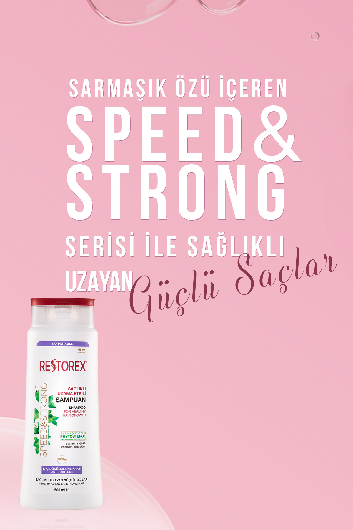 Saç Dökülmesine Karşı Ekstra Direnç Şampuanı 500ml