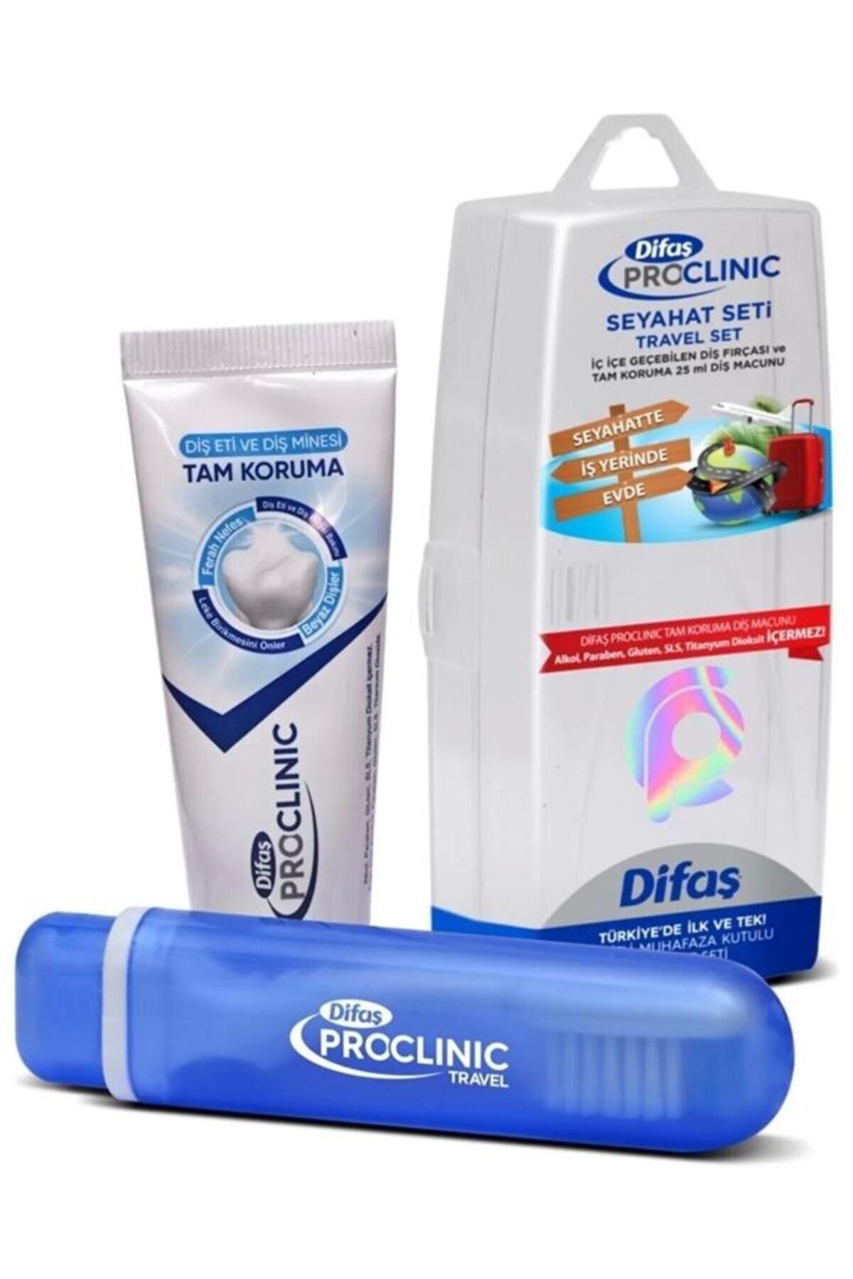 Pro Clinic Diş Fırçası Ve Tam Koruma Diş Macunu 25 ml Kutulu Seyahat Diş Seti