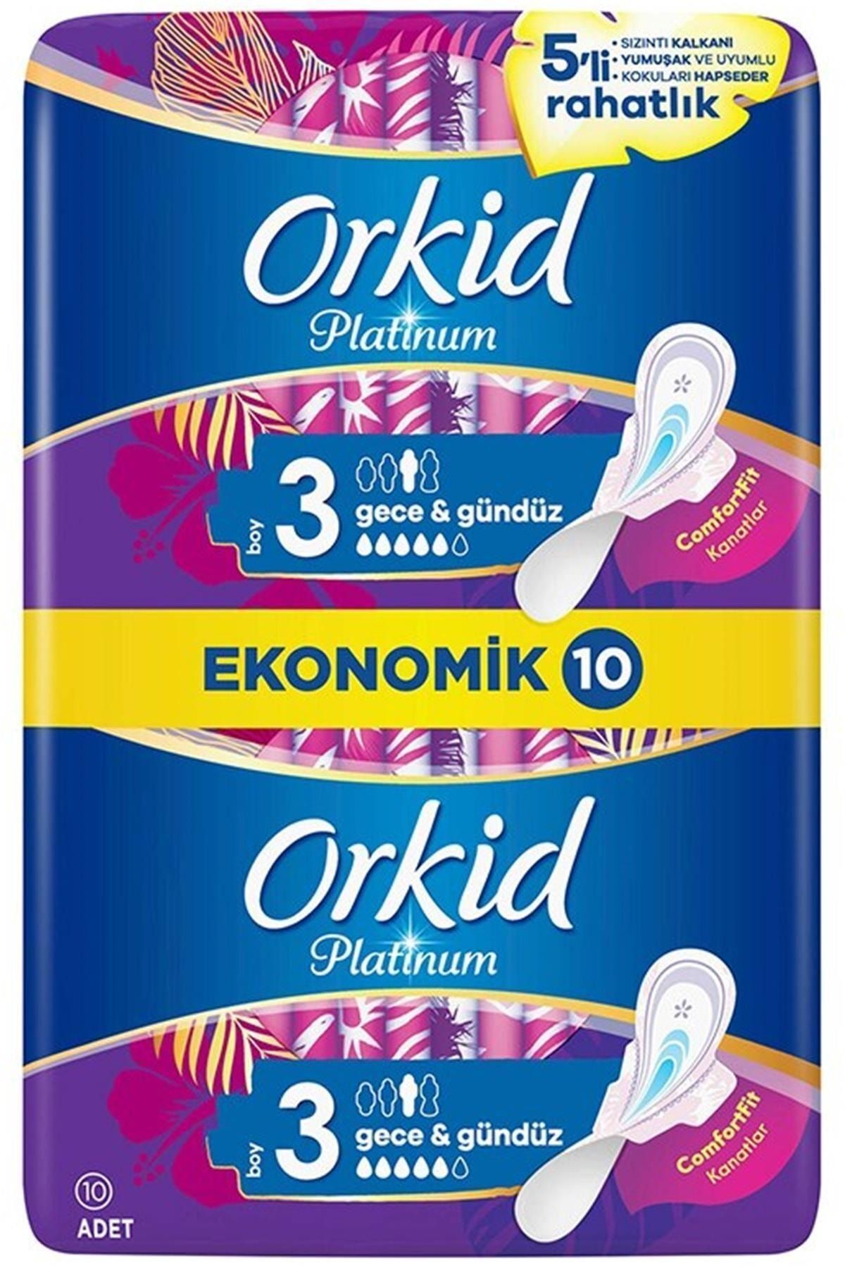 PLATİNUM GECE & GÜNDÜZ (BOY 3) 10 ADET HİJYENİK PED-