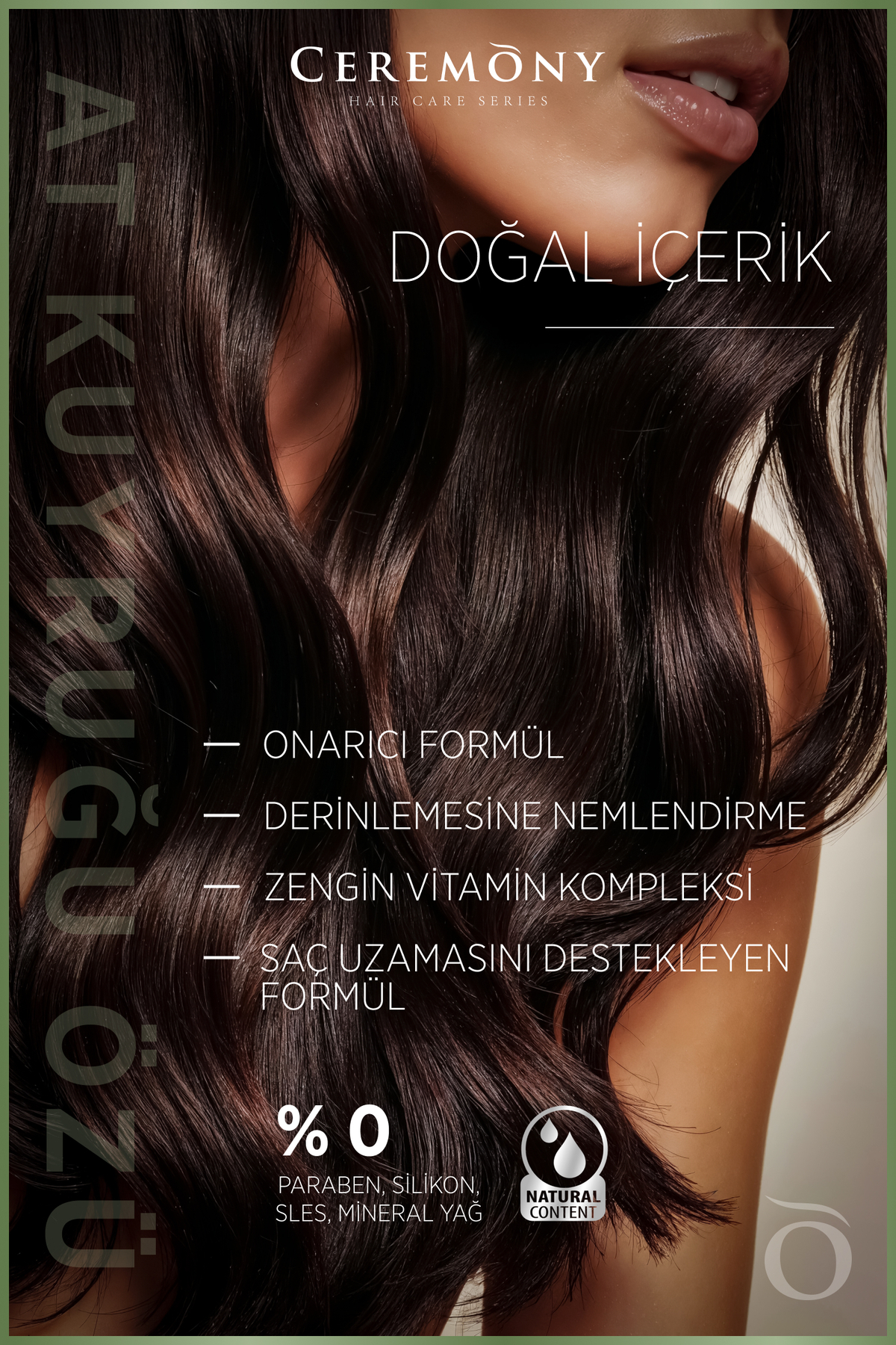 Ceremony At Kuyruğu, Biberiye ve Hyalüronik İçeren 15 Bileşenli Şampuan 400 Ml