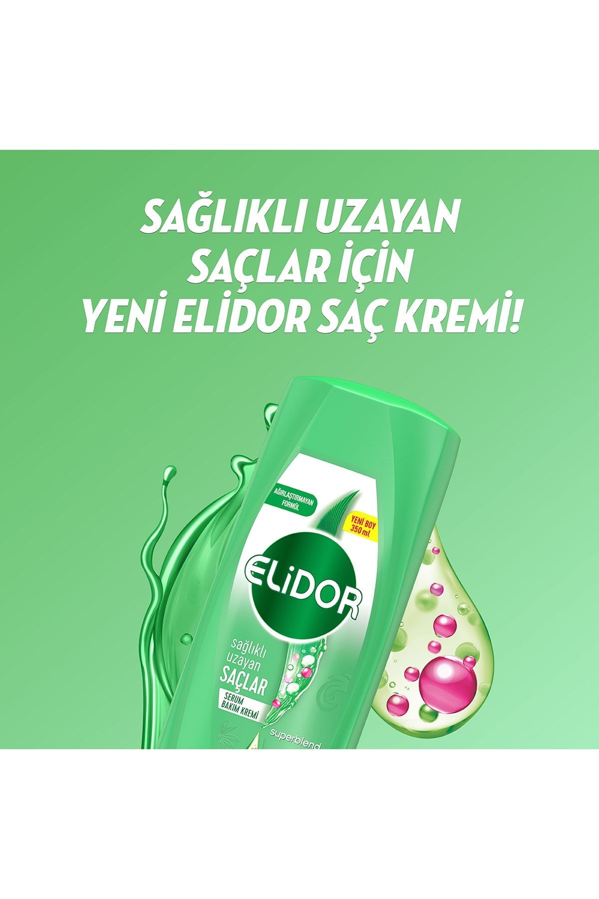 Sağlıklı Uzayan Saçlar Saç Bakım Kremi 350 Ml