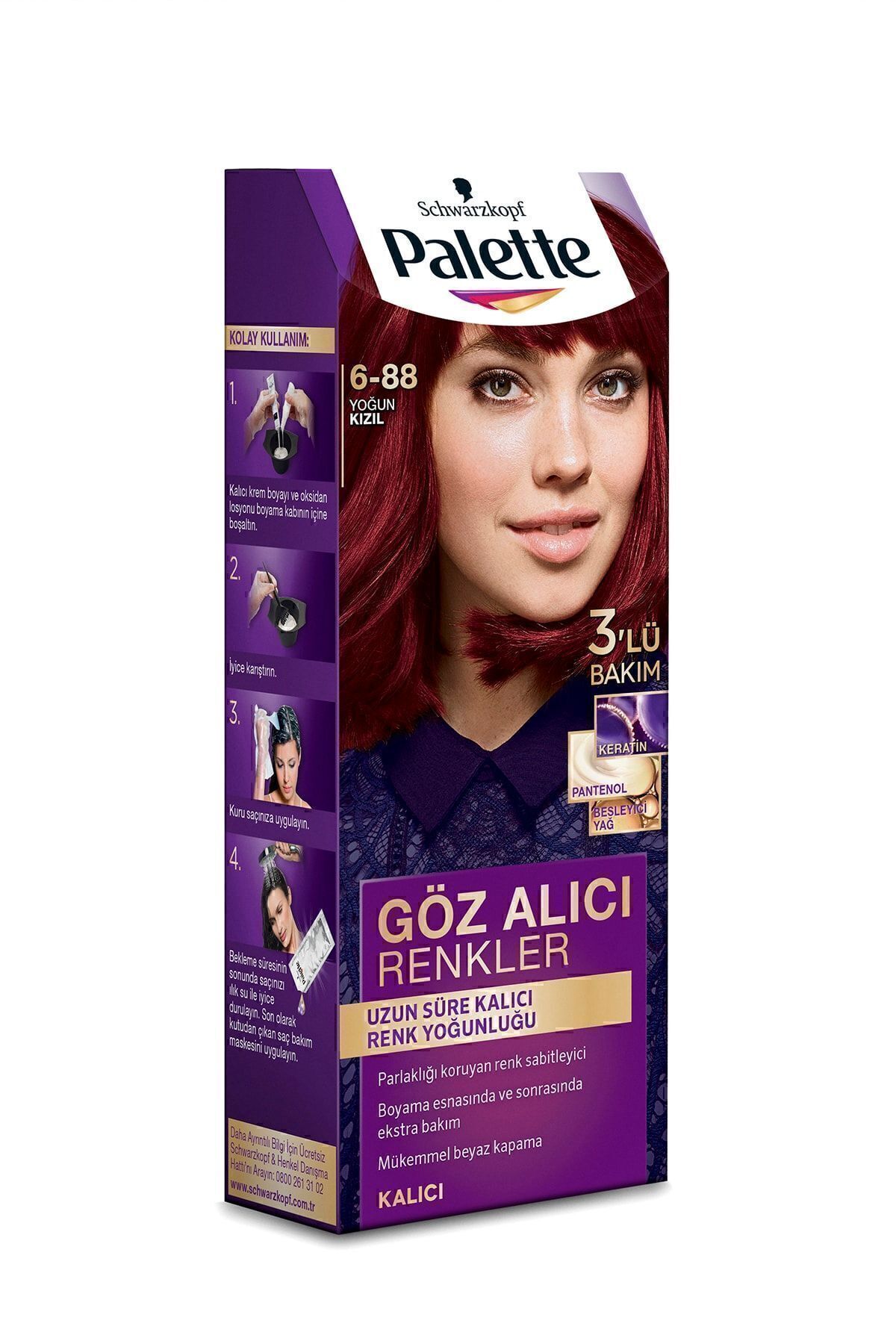 Göz Alıcı Renkler 6-88 Yoğun Kızıl