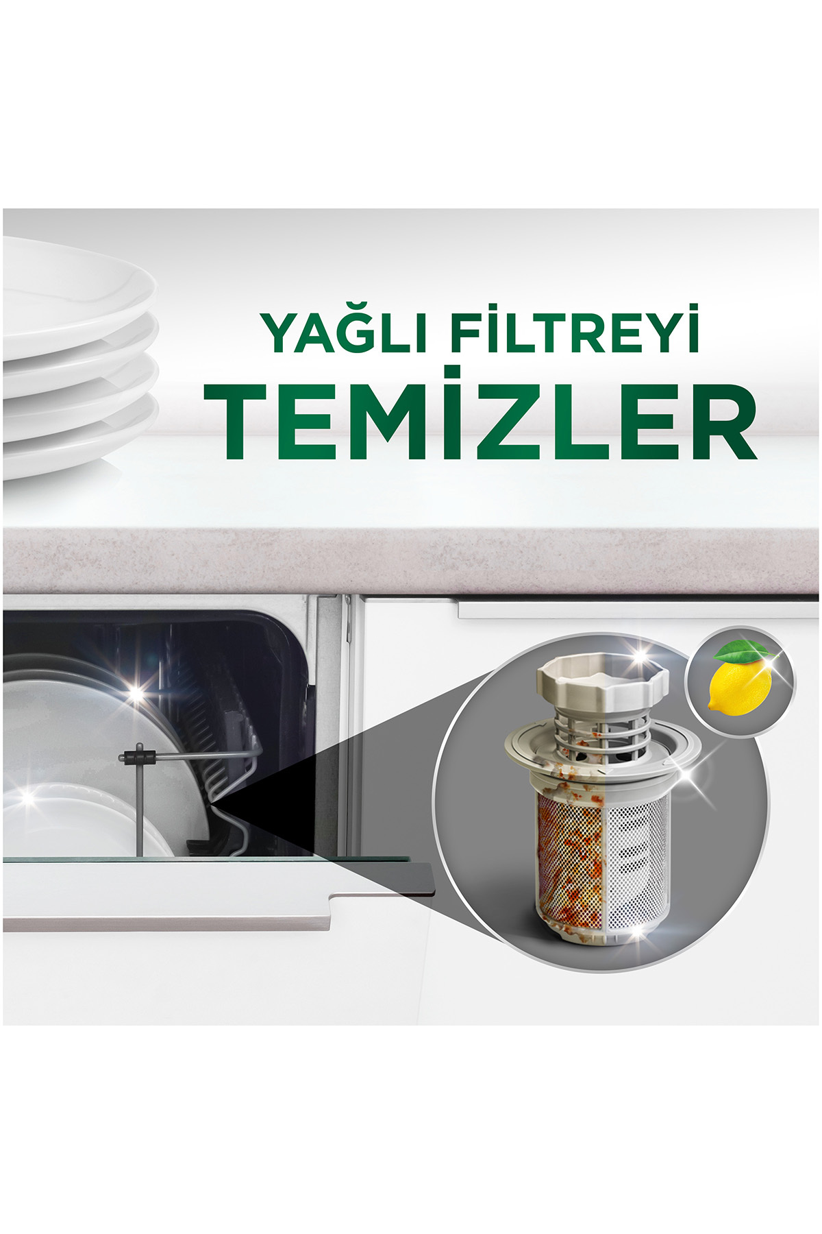 Platinum Bulaşık Makinesi Deterjanı Kapsülü/tableti 96 Yıkama Limon Kokulu