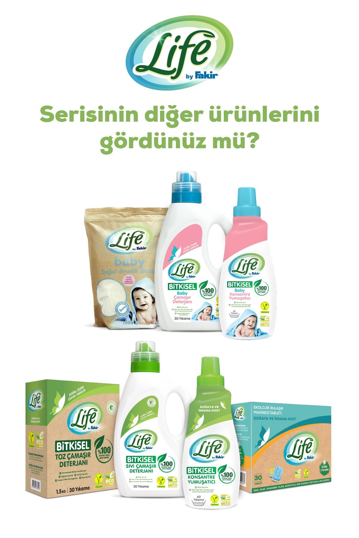 Life Fakir Bebek Çamaşır Deterjanı 1500 ml