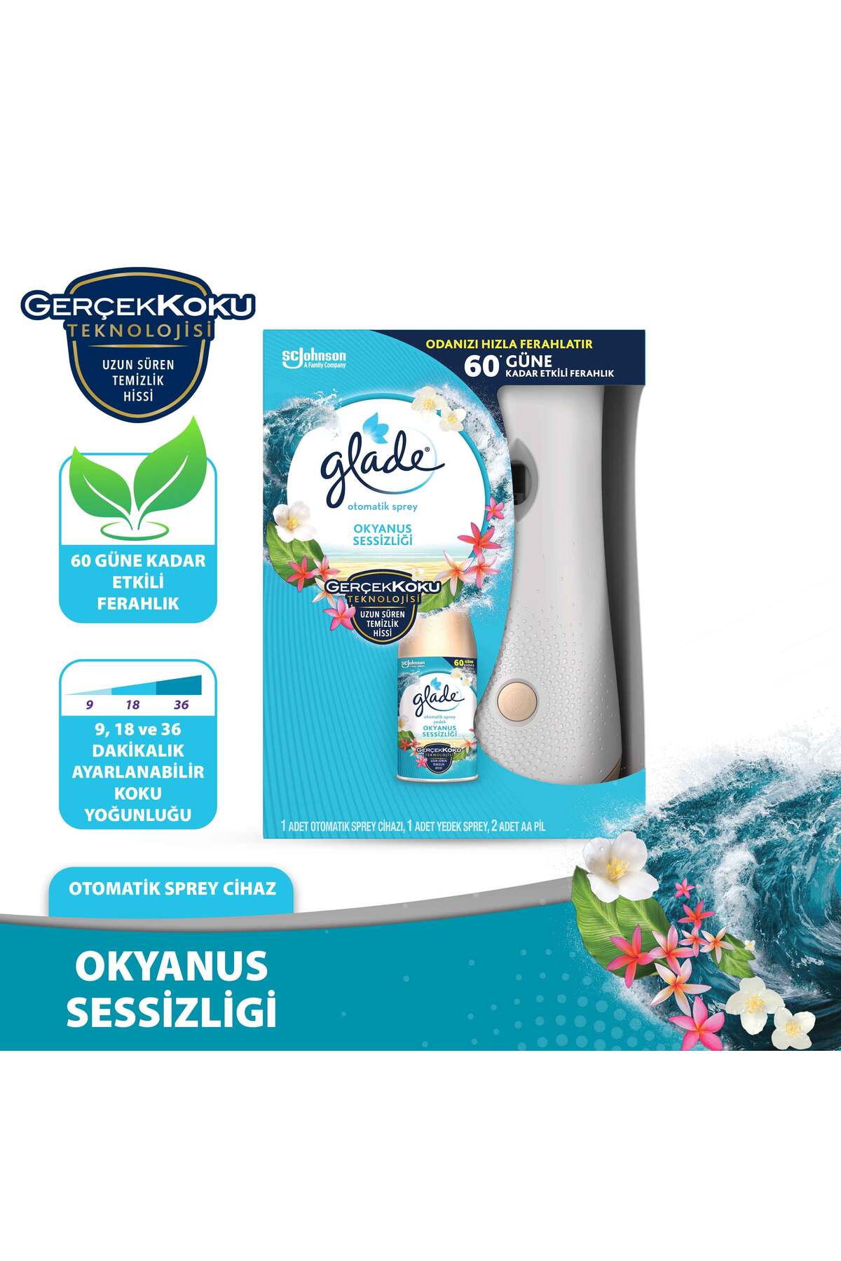 Otomatik Sprey + Okyanus Sessizliği Yedek 269 Ml