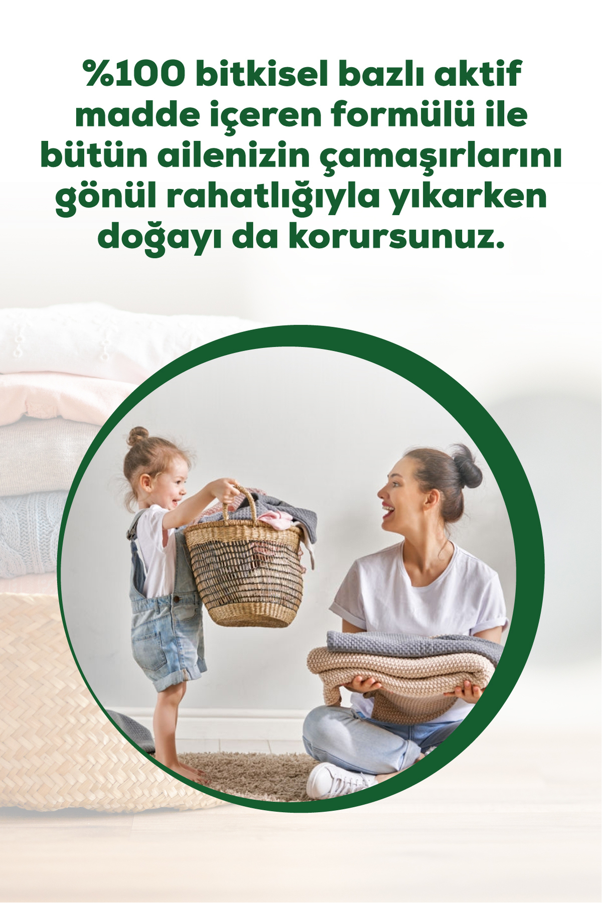 Bitkisel Bazlı Vegan Konsantre Çamaşır Yumuşatıcısı 1500 ml - %100 Doğal Temizlik