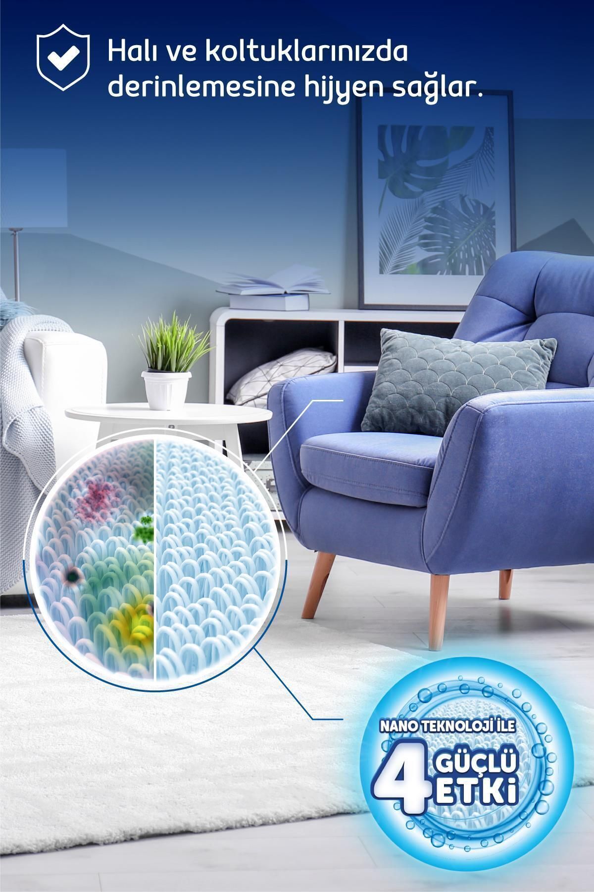 Elde Lavanta Nano Teknolojili Halı Ve Koltuk Şampuanı 1000 ml