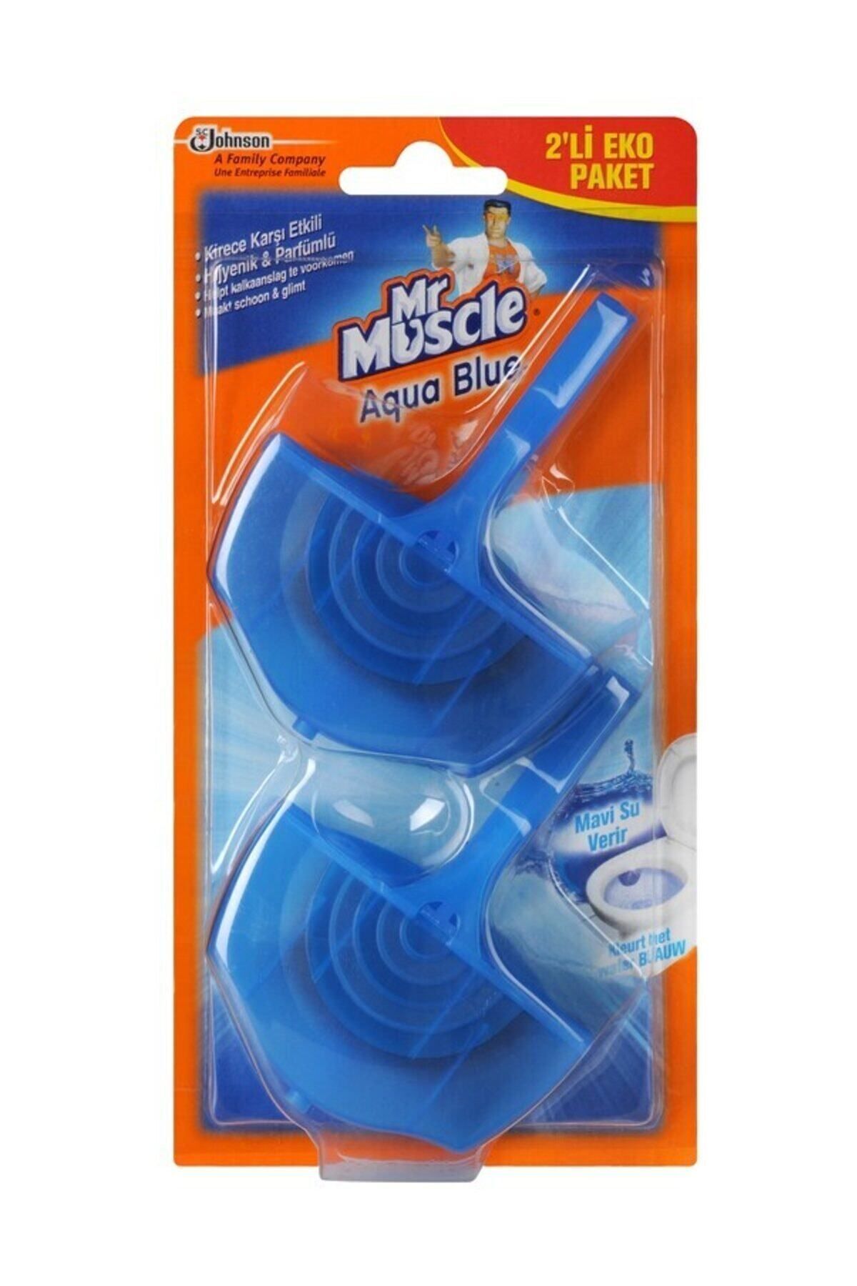 Mr.Muscle Klozet Blok 2 Li Aqua Blue 72 Gr.