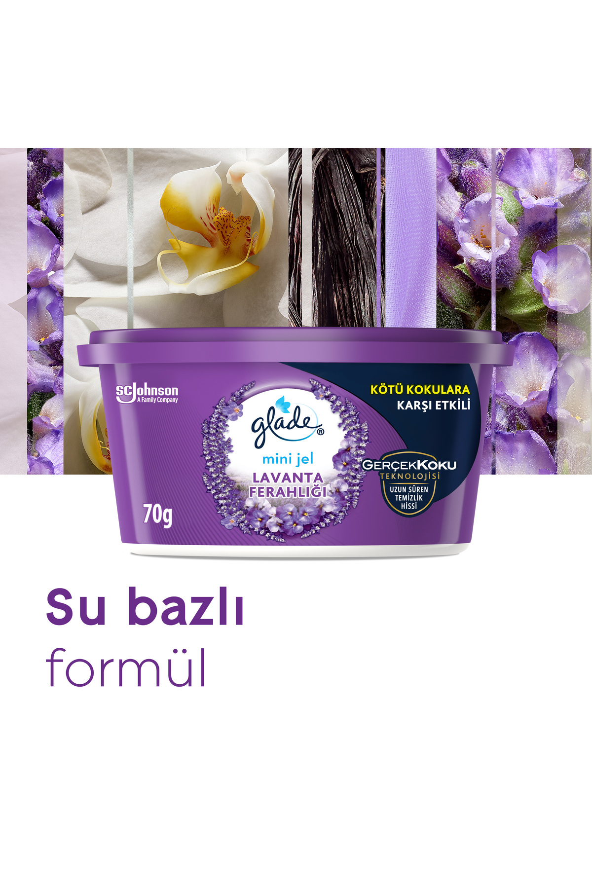 Mini Jel Oda Kokusu, Lavanta Ferahlığı, 70 g