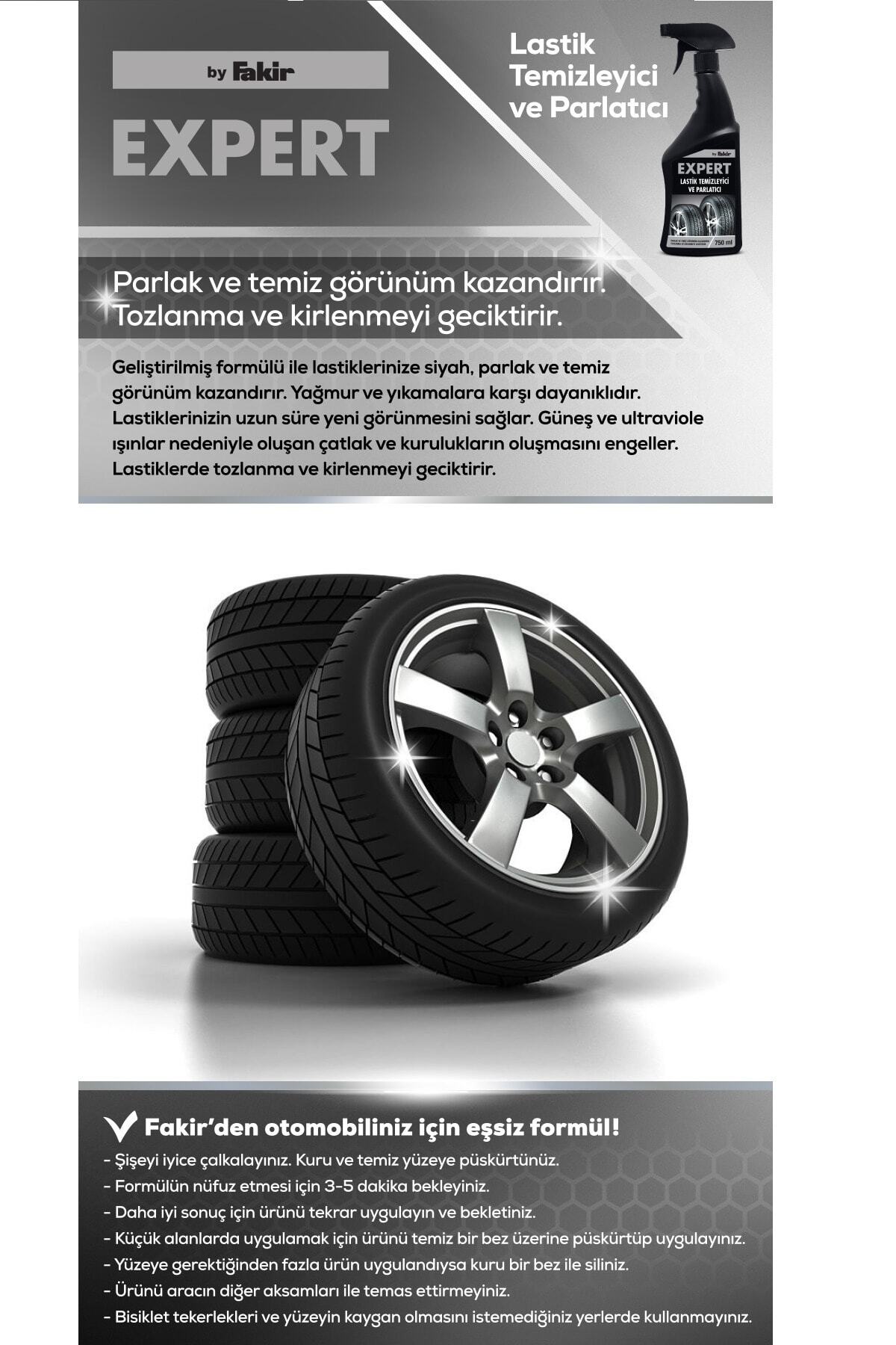 Expert Lastik Temizleyici Ve Parlatıcı 750 Ml