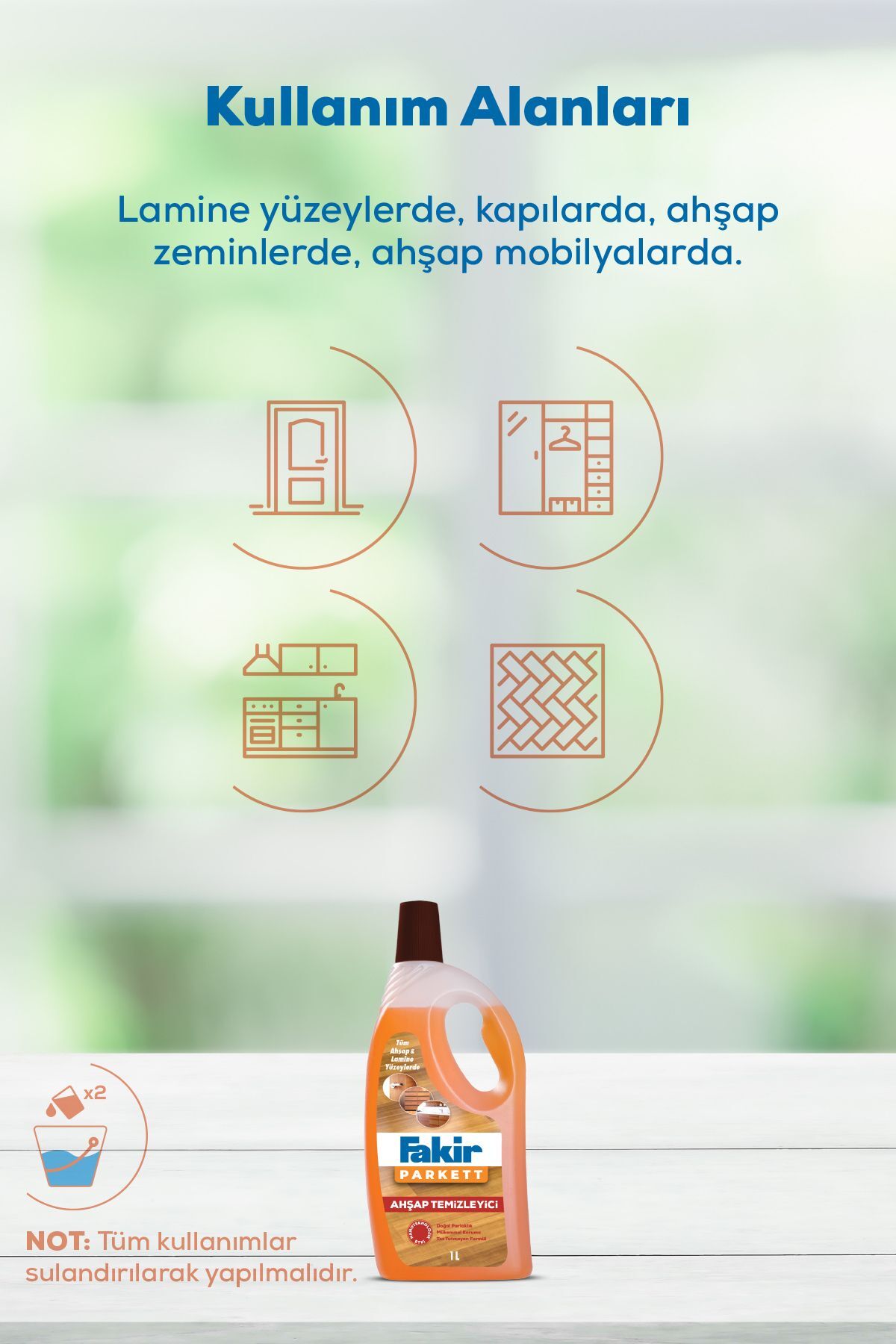 Ahşap Temizleyicisi 1 Lt