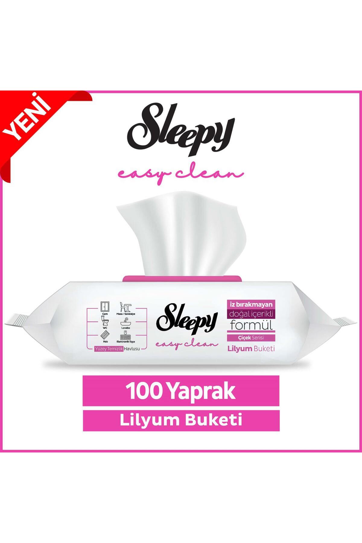 Easy Clean Lilyum Buketi Yüzey Temizlik Havlusu 100 Yaprak