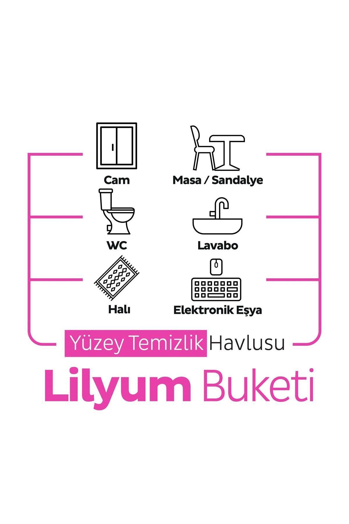 Easy Clean Lilyum Buketi Yüzey Temizlik Havlusu 100 Yaprak