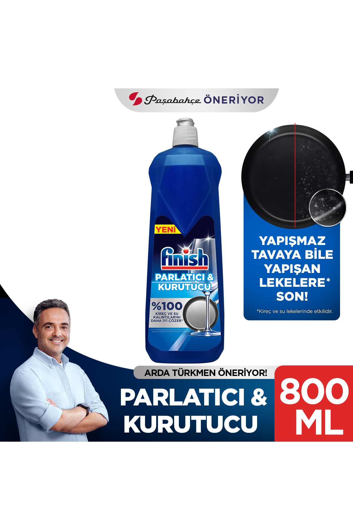 Bulaşık Makinesi  Parlatıcı & Kurutucu Sıvı 800 ml