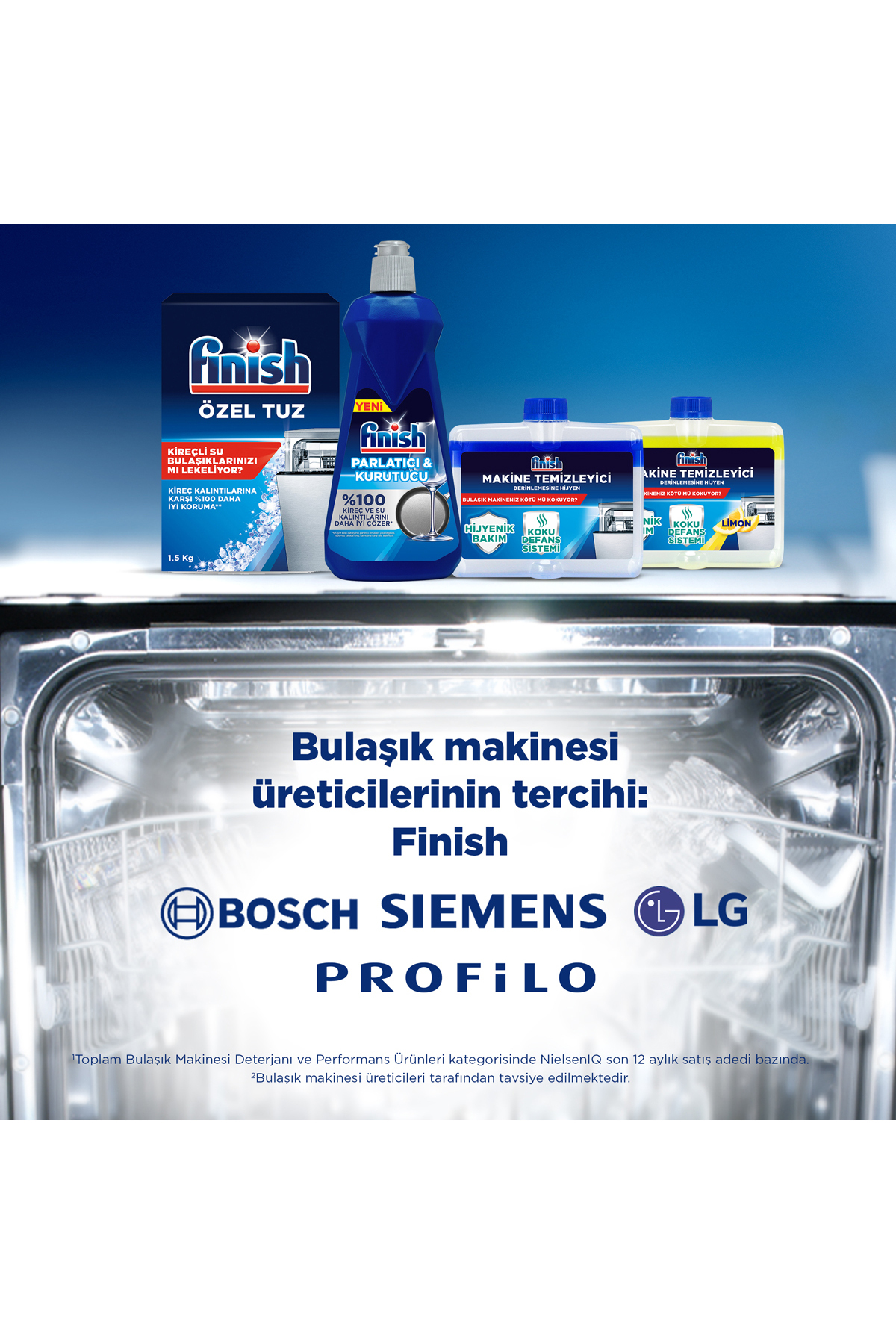 Bulaşık Makinesi  Parlatıcı & Kurutucu Sıvı 800 ml