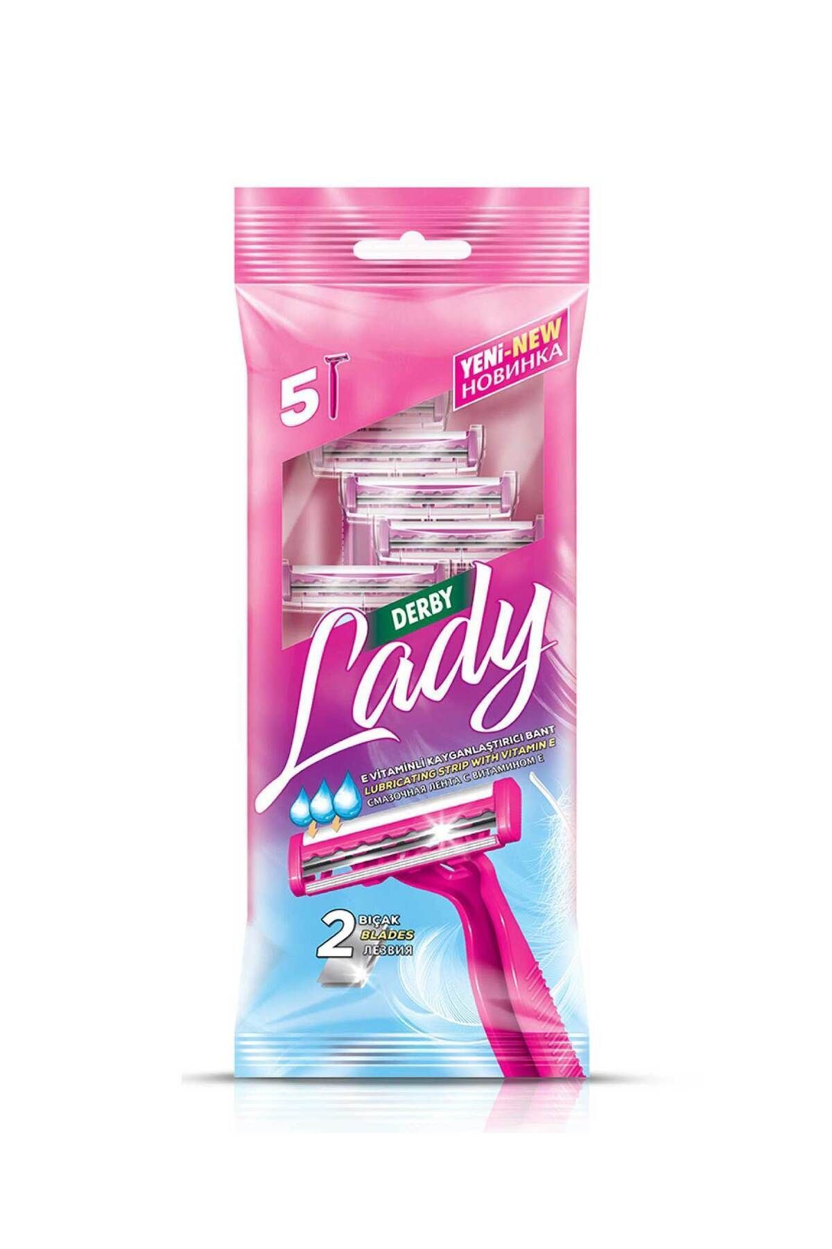 Lady Traş Bıçağı 5li Poşet