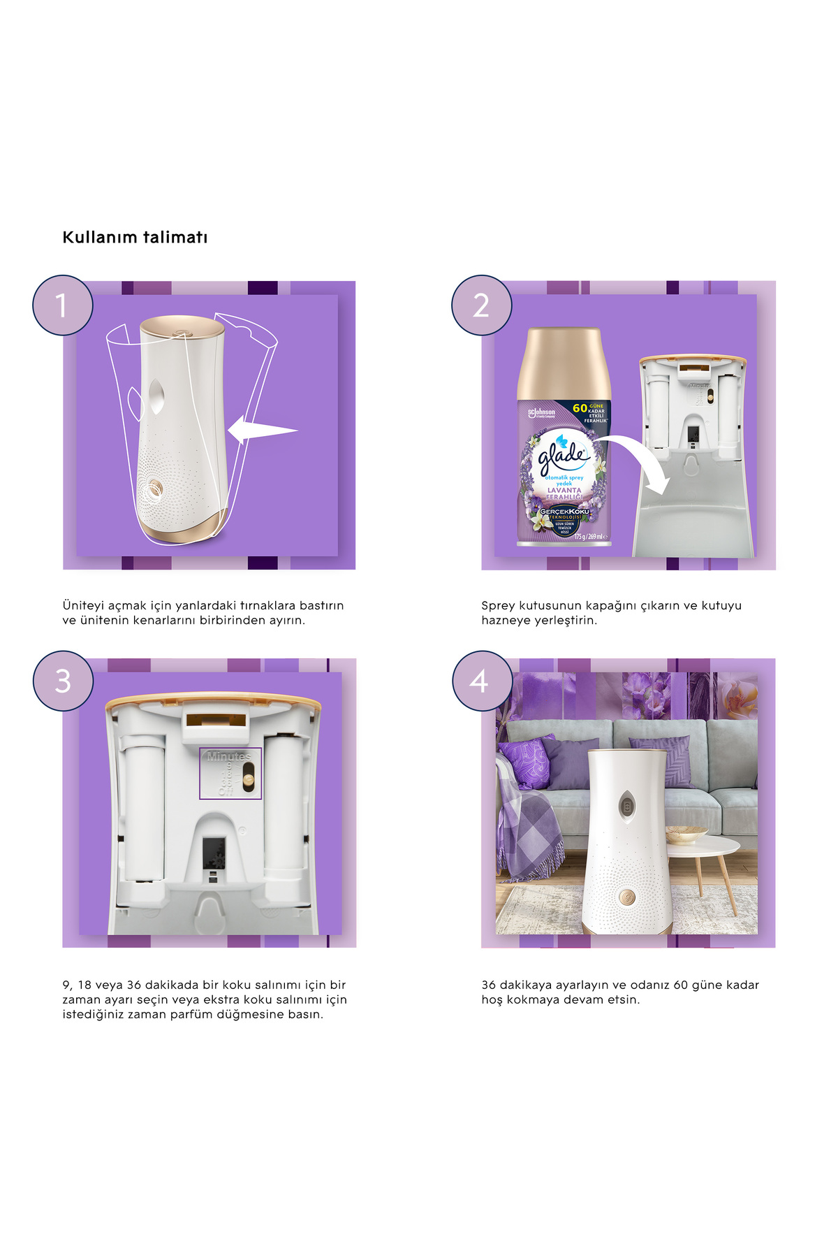 Oda Kokusu Yedek Sprey Lavanta Ferahlığı 269 ml