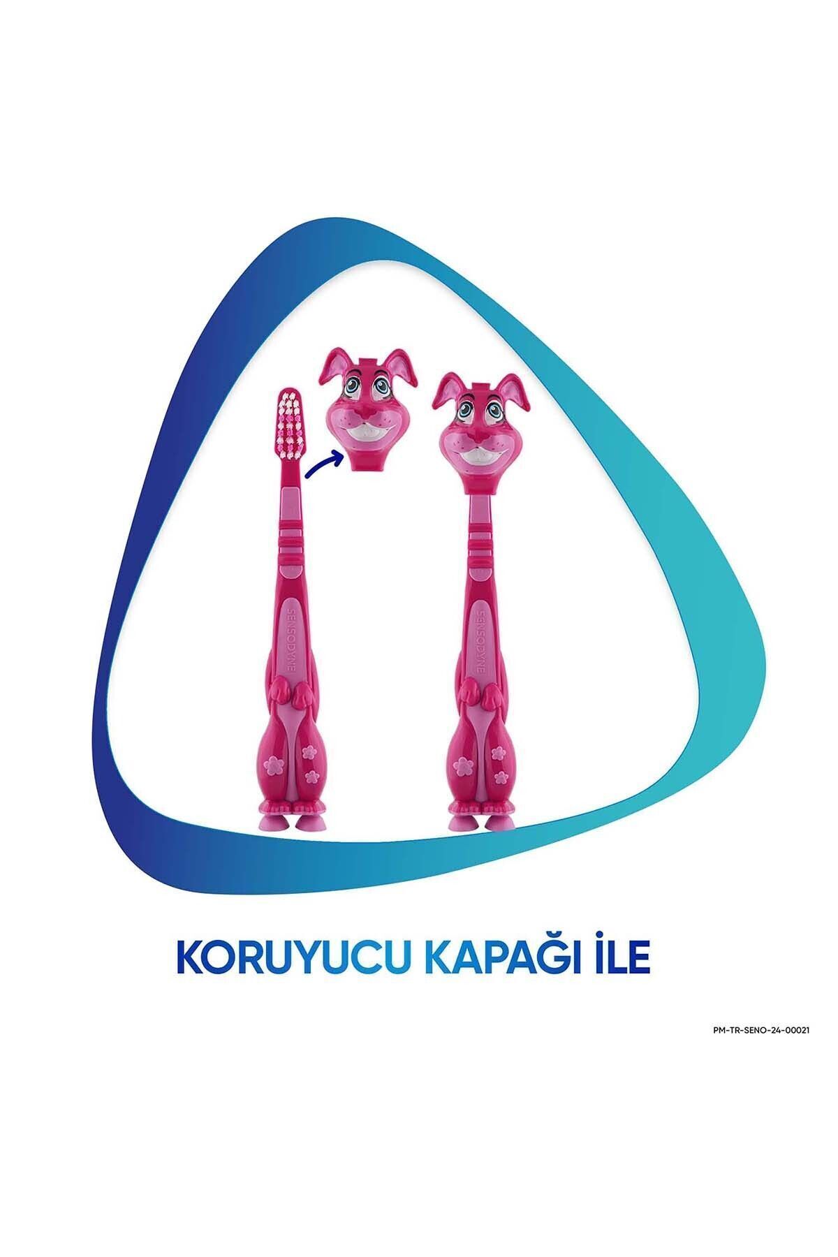 Promine 3-5 Yaş Çocuklar İçin Sevimli Tavşan Karakterli Diş Fırçası Yumuşak