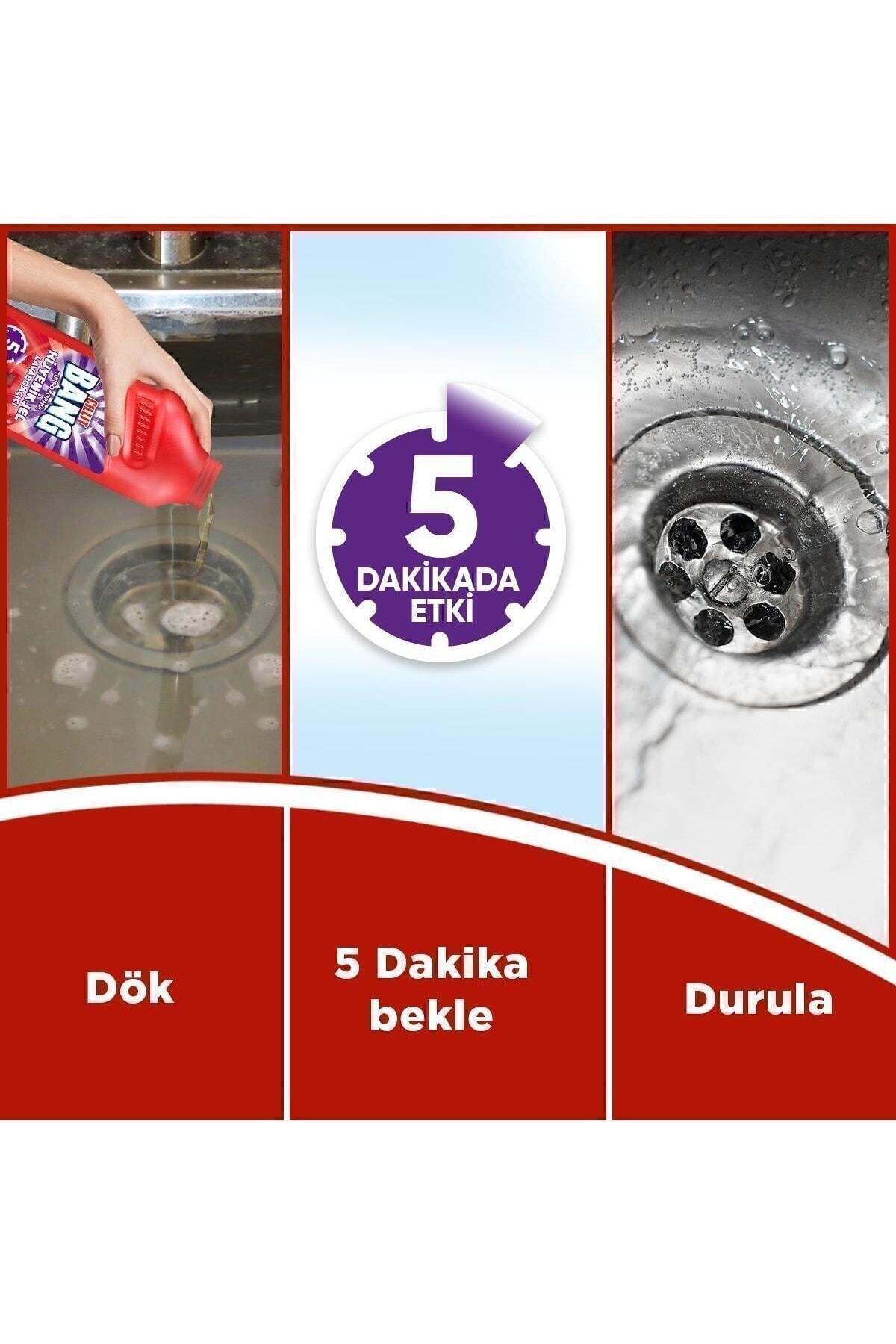 Turbo Hijyenik Gider, Lavabo Açıcı Jel 500 ml