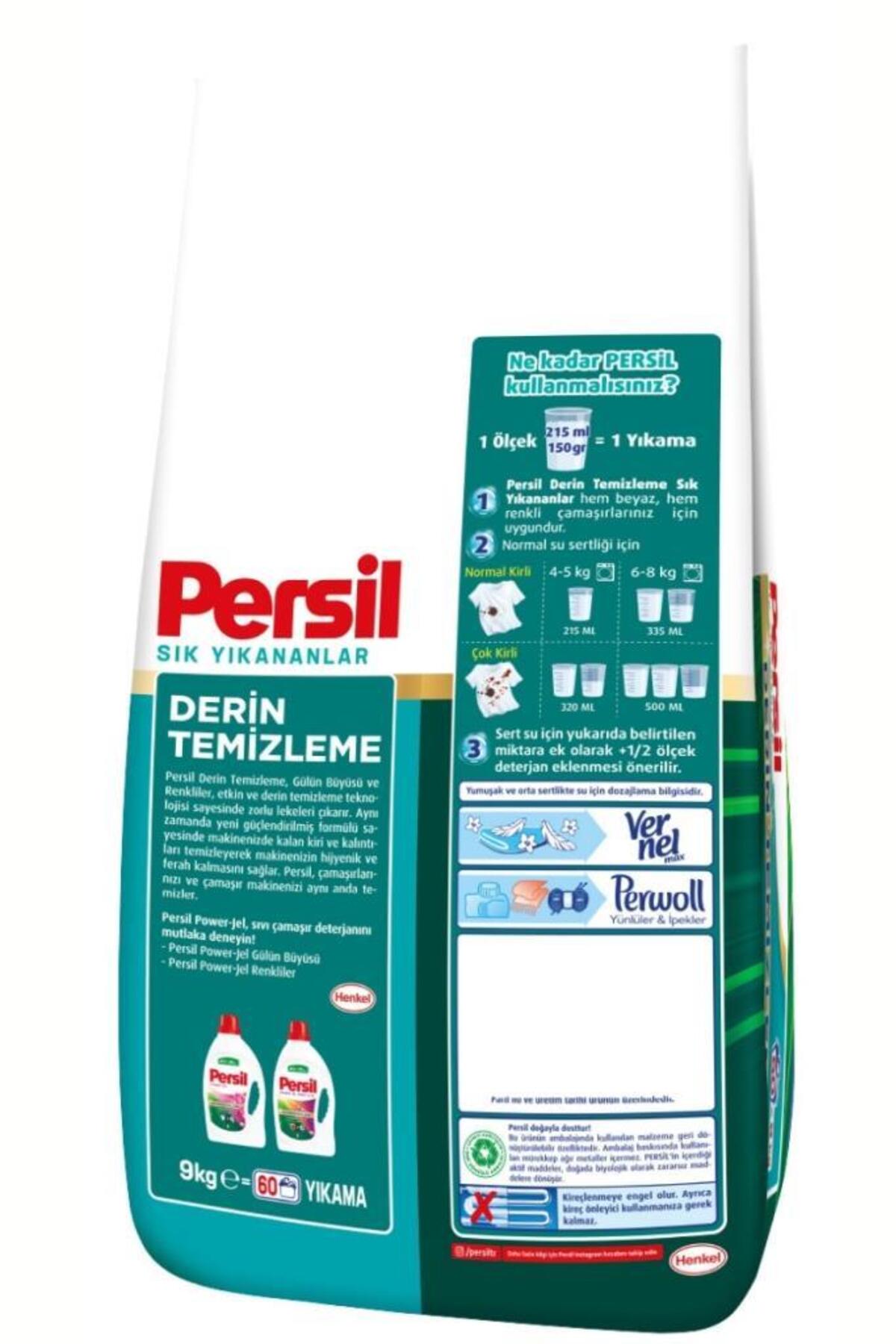 Sık Yıkananlar 9kg  Toz Çamaşır Deterjanı 60  Yıkama  9kg