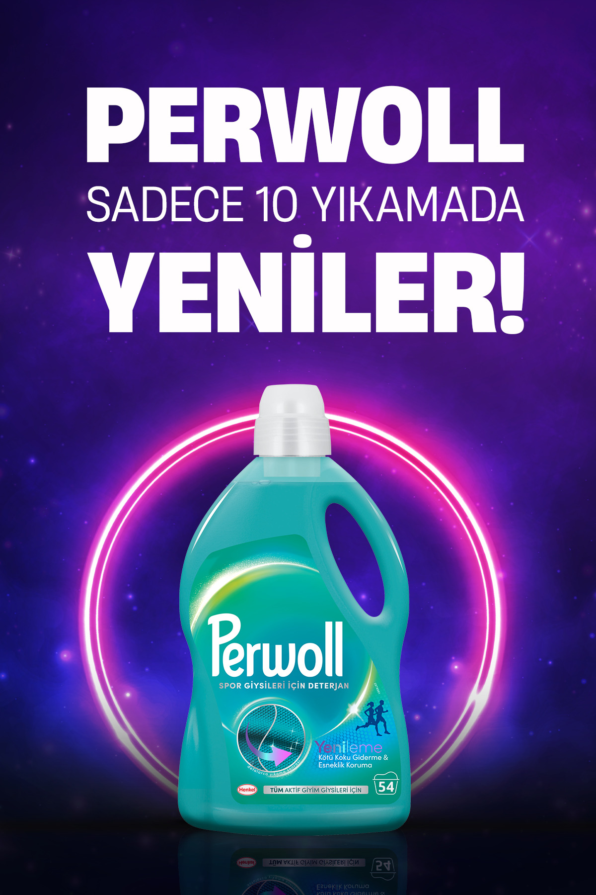 Sport 2.97L – Aktif Giyime Özel Derin Temizlik ve Ferahlık Formülü (54 Yıkama )