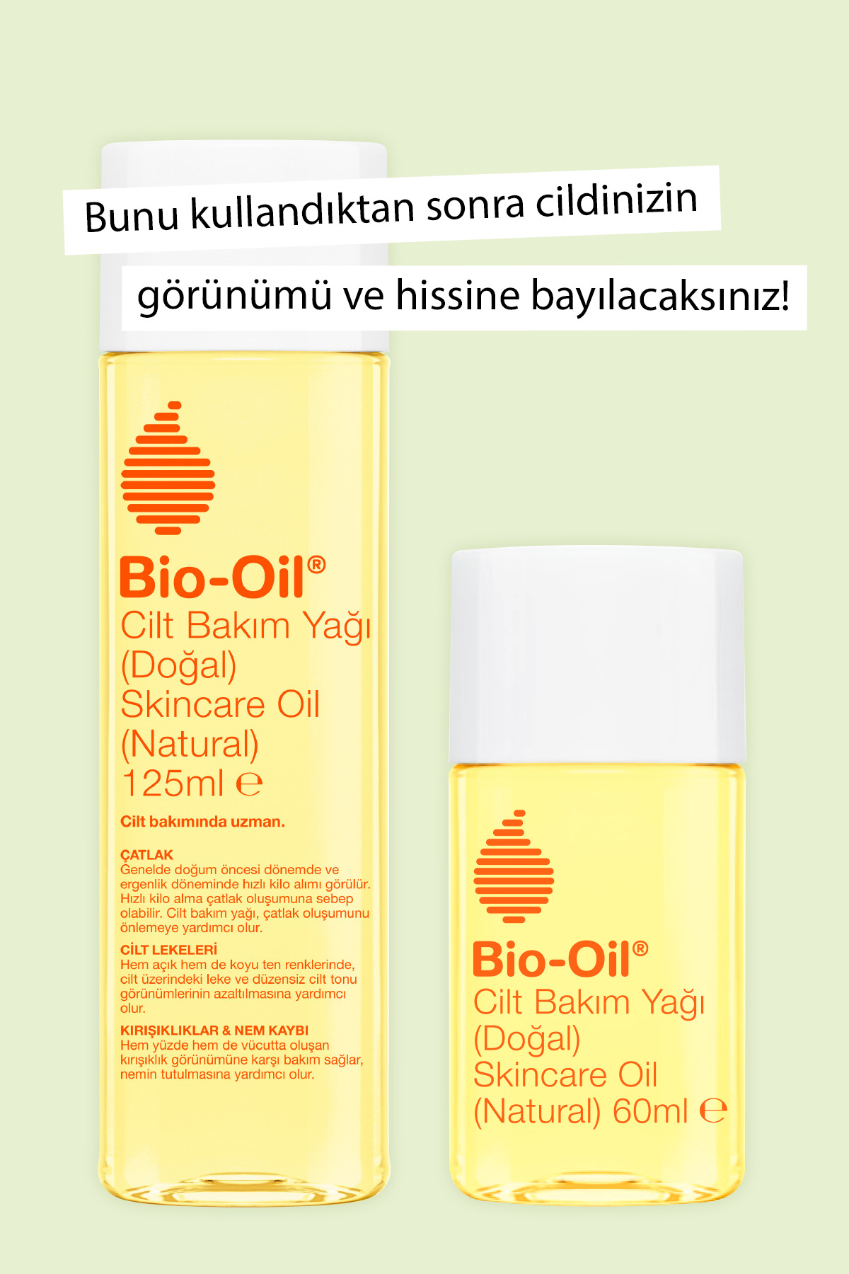 %100 Natural Çatlak Karşıtı & Leke Karşıtı Nemlendirici Doğal Cilt Bakım Yağı 125 ml