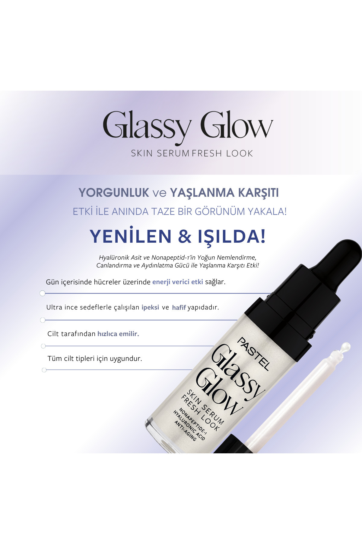 Glassy Glow Skin Serum Fresh Look Yüz Serumu 14.4 ml