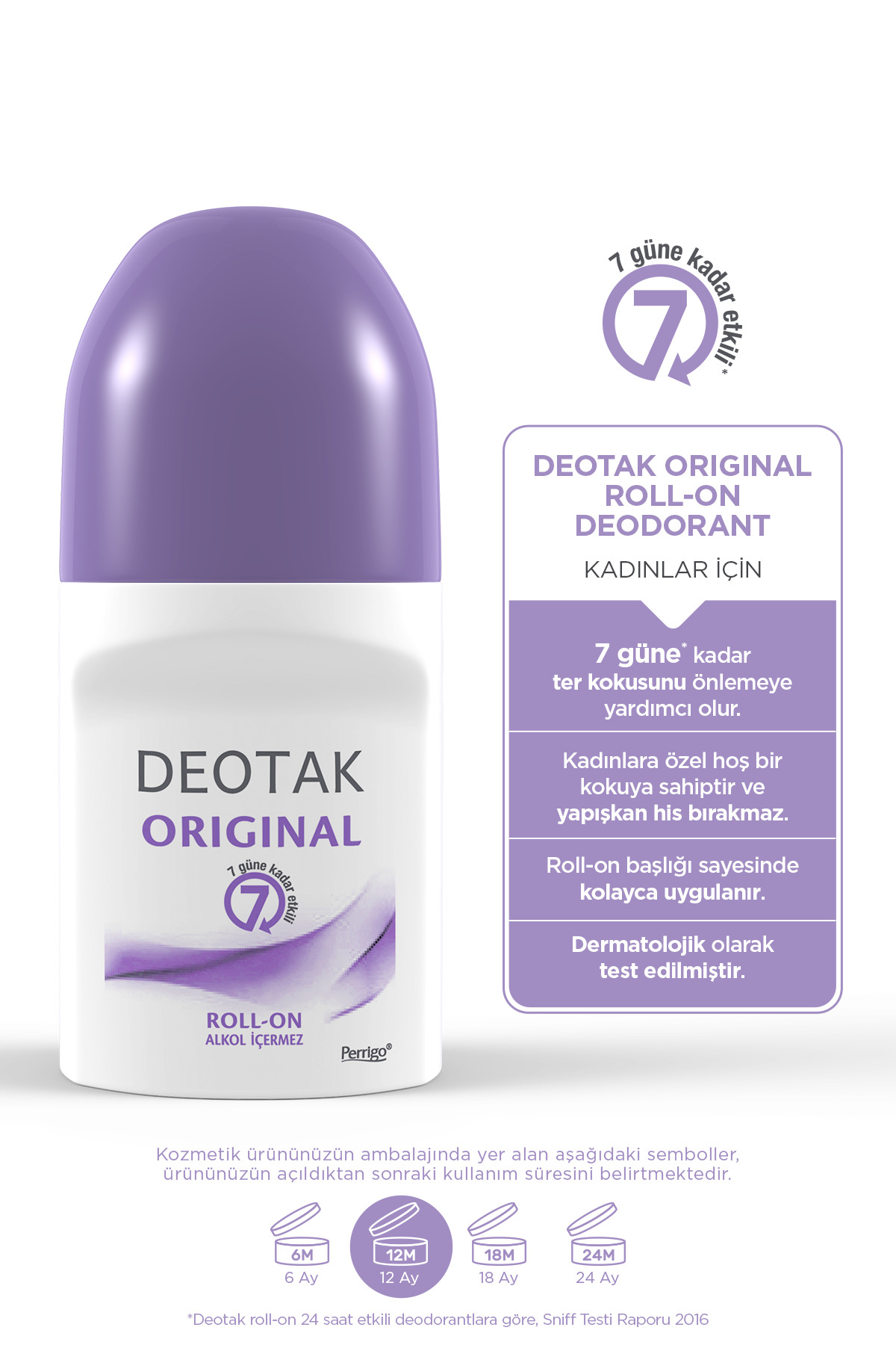 Original Kadın 7 Güne Kadar Etkili Roll-On Deodorant 35 ml