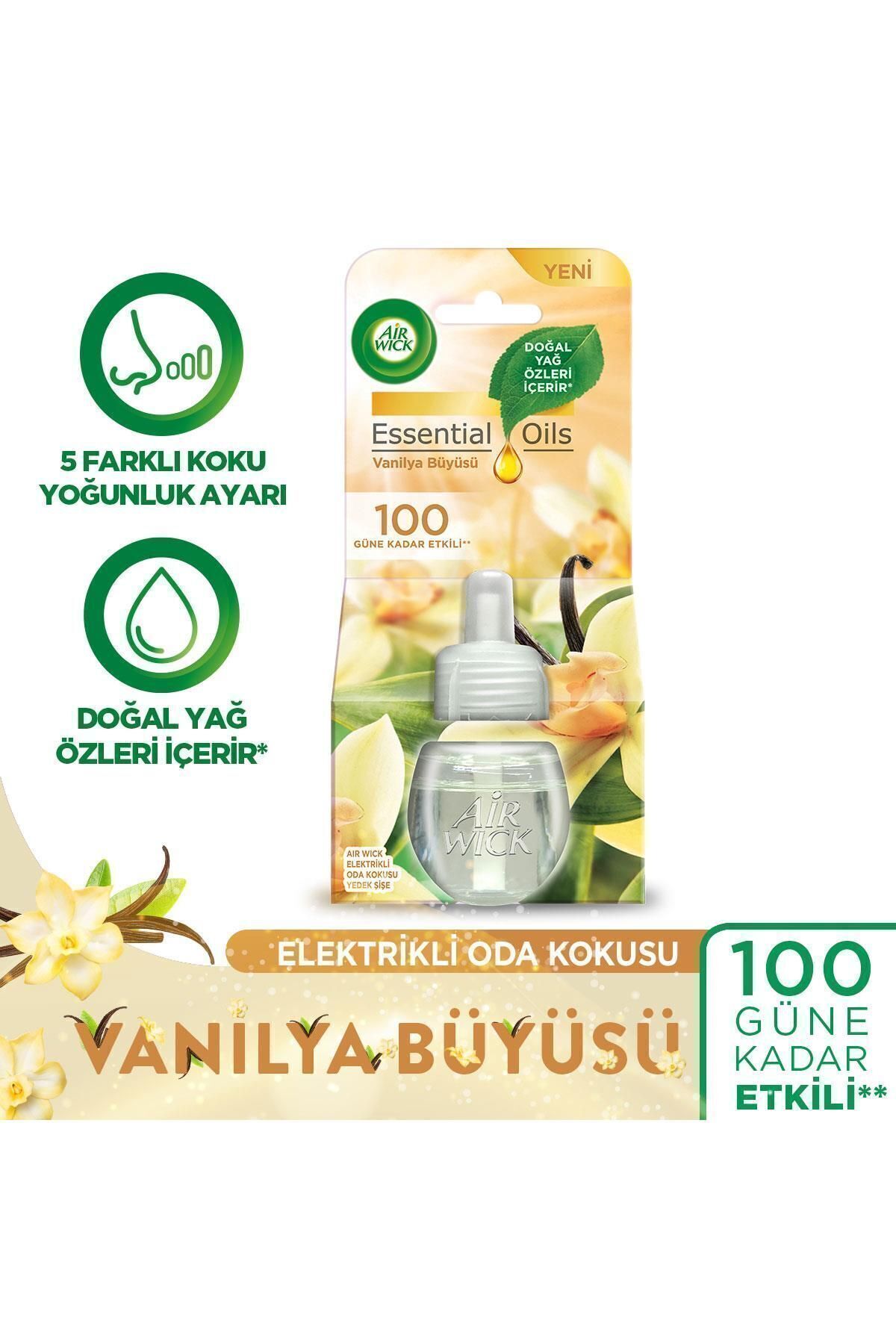 Elektrikli Oda Kokusu Yedek Şişe Vanilya Büyüsü