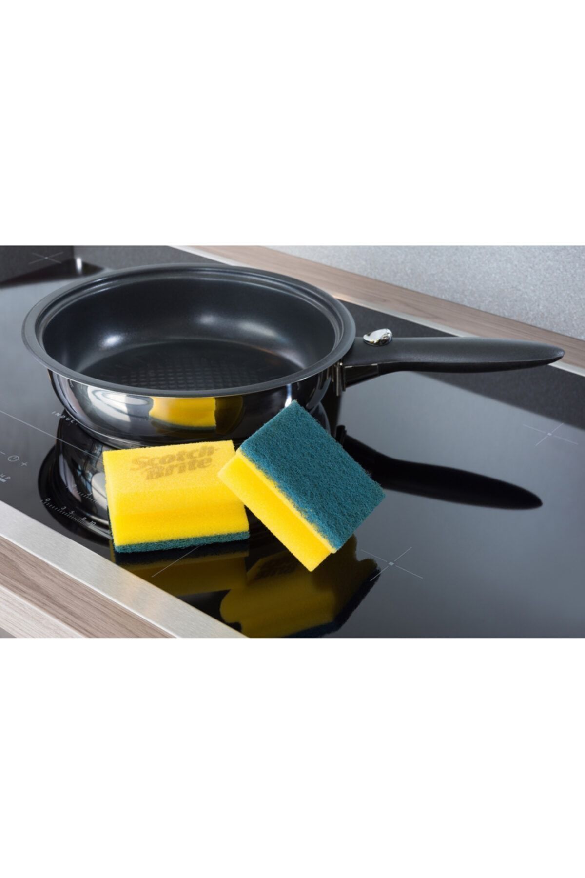 Yeşil Tırnak Korumalı Sünger 8'li