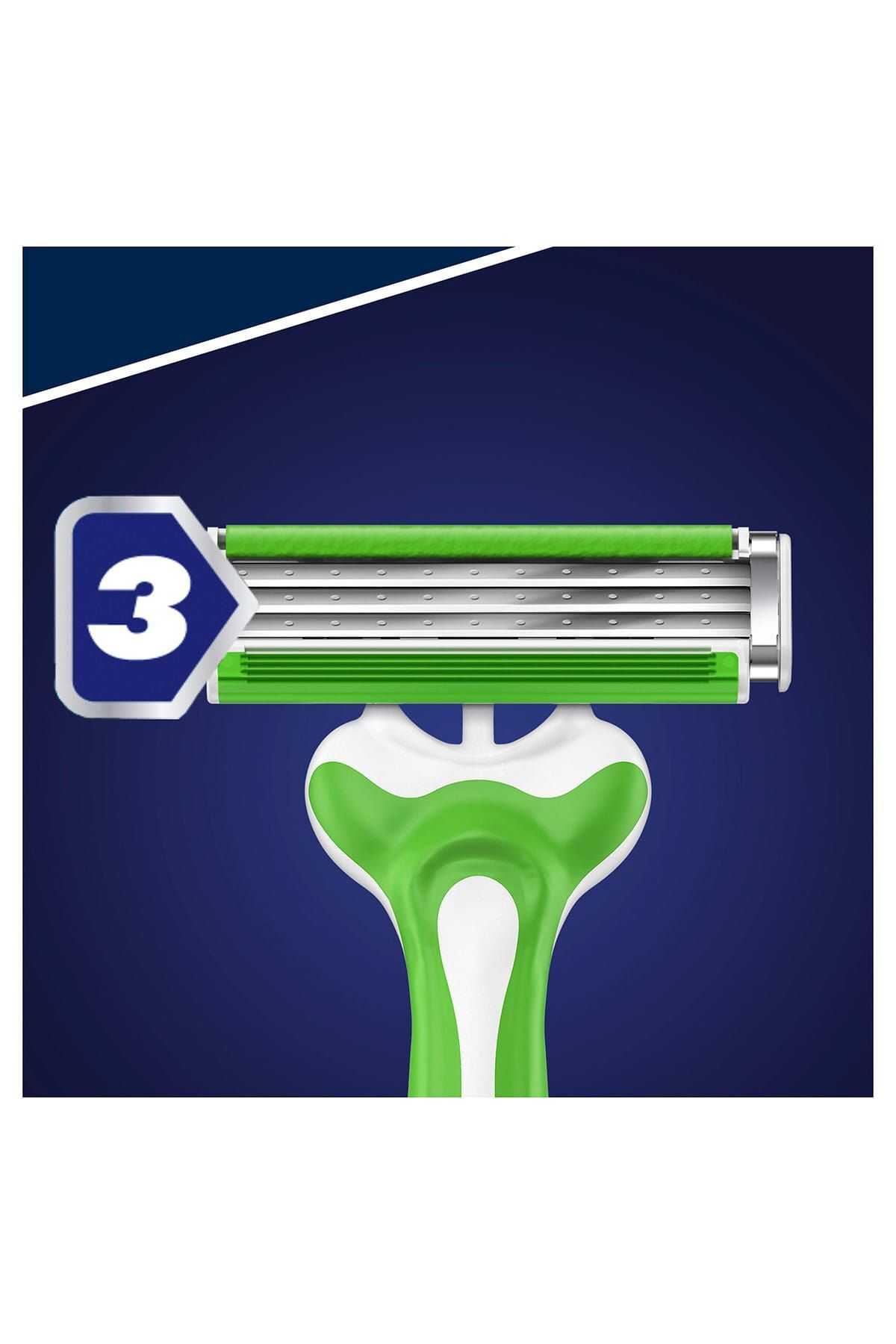 Blue3 Sensitive Kullan At Tıraş Bıçağı 3'Lü