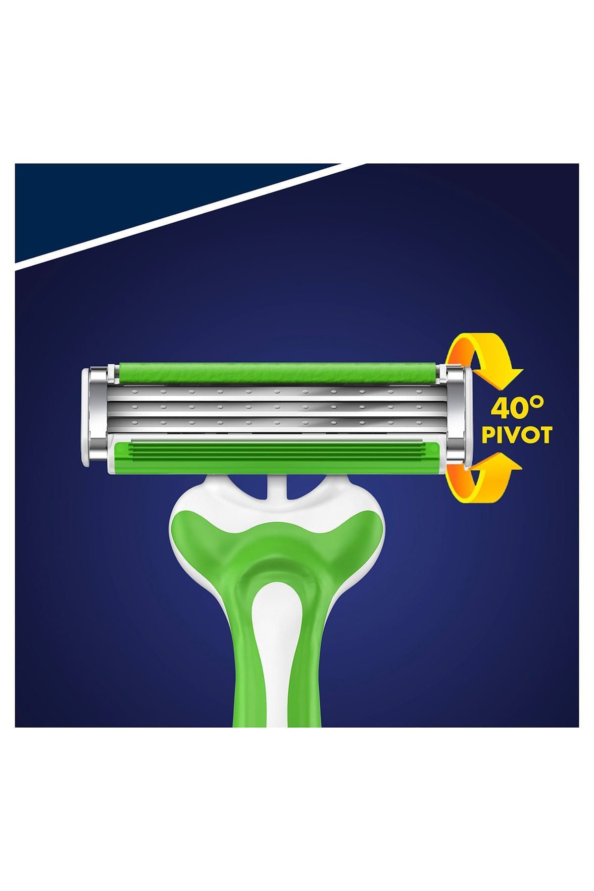 Blue3 Sensitive Kullan At Tıraş Bıçağı 3'Lü