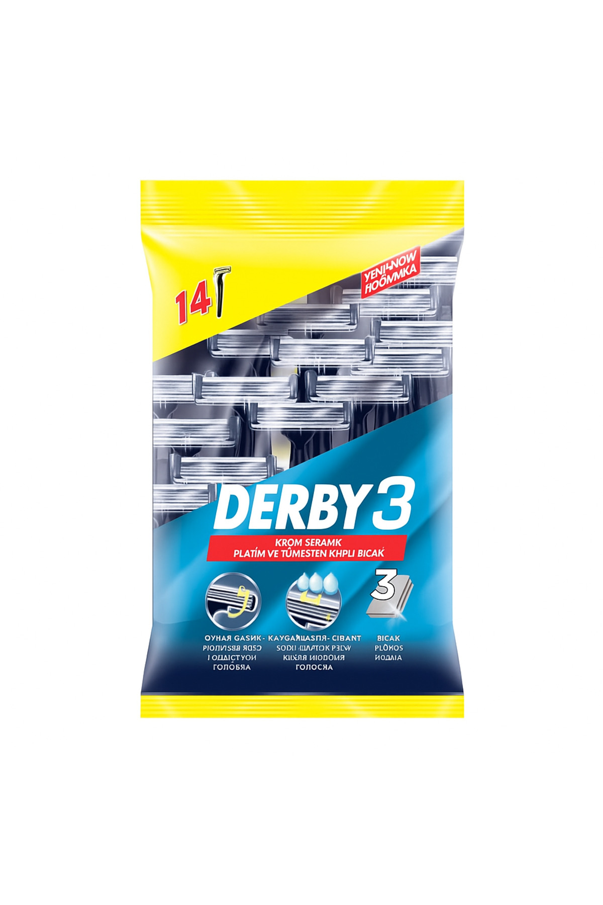 Derby3 Bıçaklı 14'lü Poşet