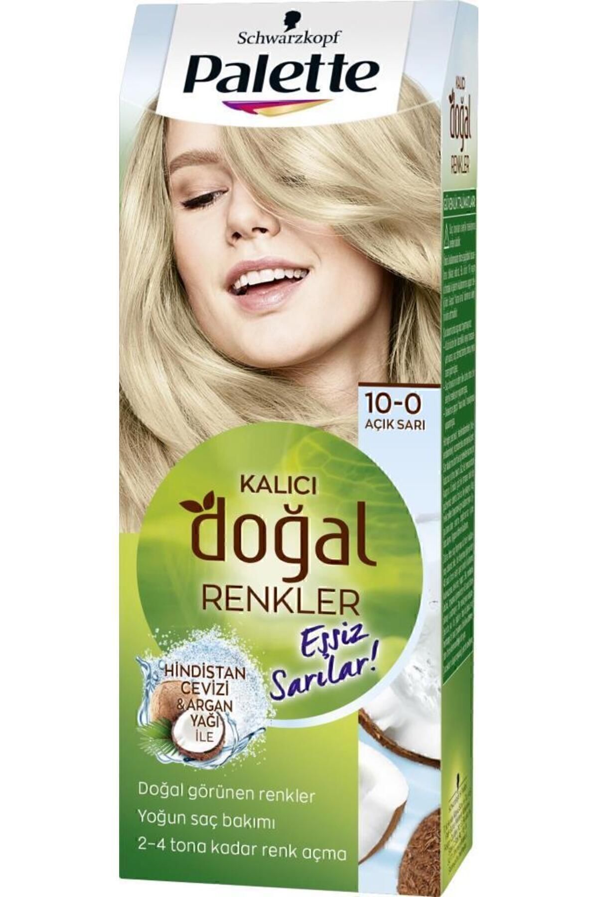 Kalıcı Doğal Renkler 10-0 Açık Sarı