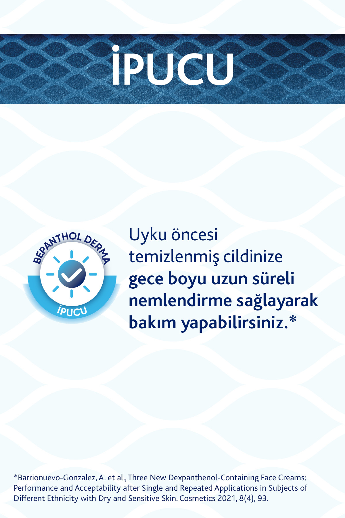 Derma Yoğun Nemlendirici Gece Bakım Kremi 50 ml